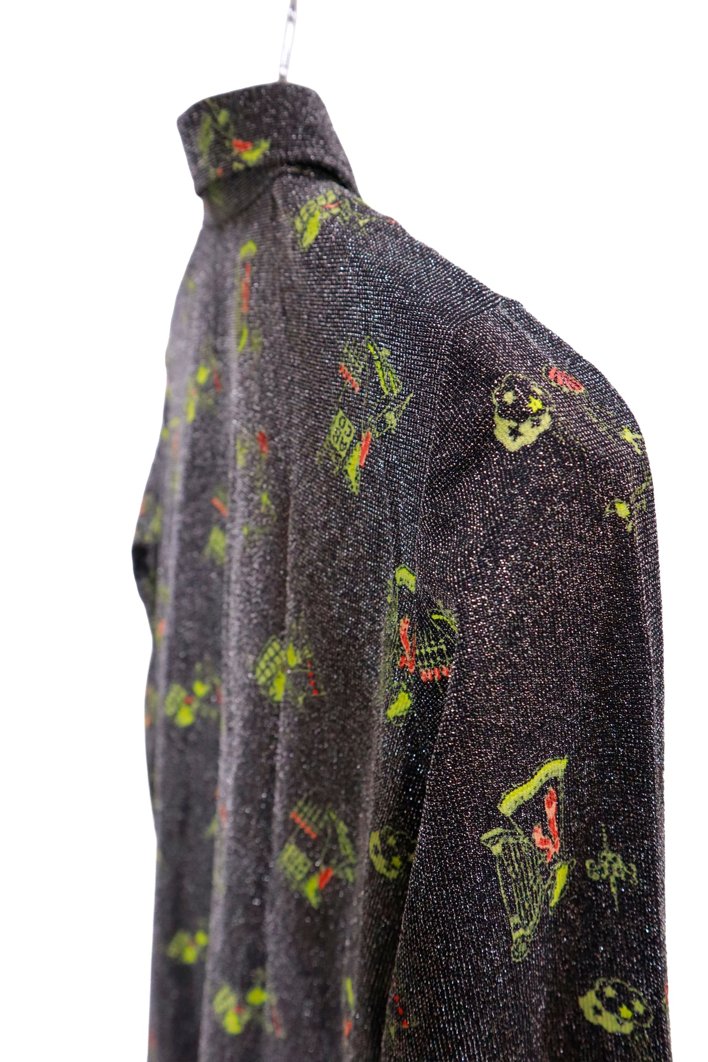 print shirt/NV-［2511-087］