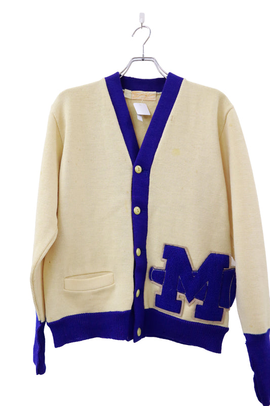 50's Shannon and Johnson lettered cardigan/NV-［2511-088］