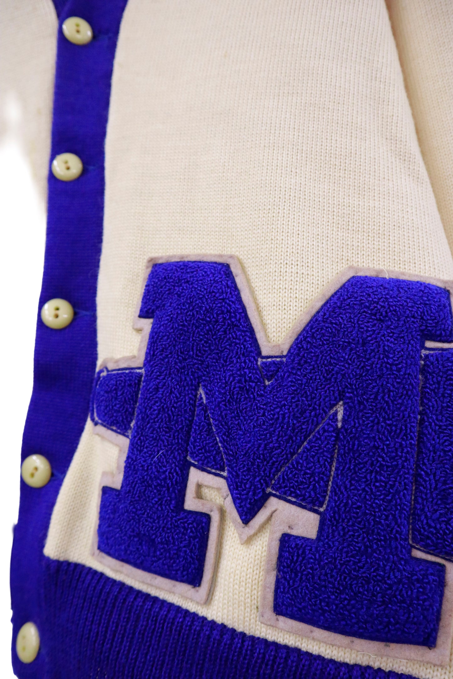 50's Shannon and Johnson lettered cardigan/NV-［2511-088］