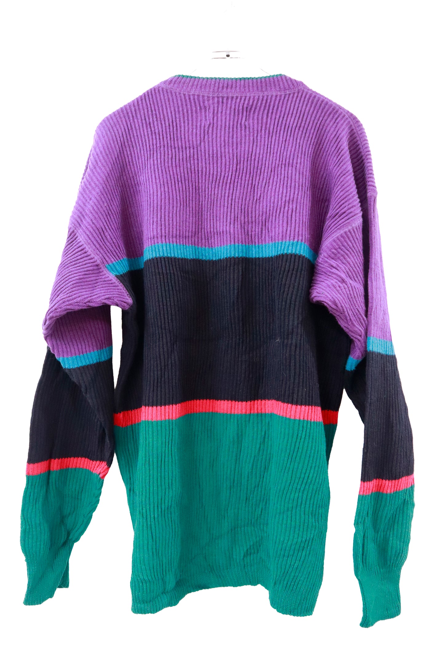 80's Eddie Bauer cotton knit sweater/NV-［2511-097］
