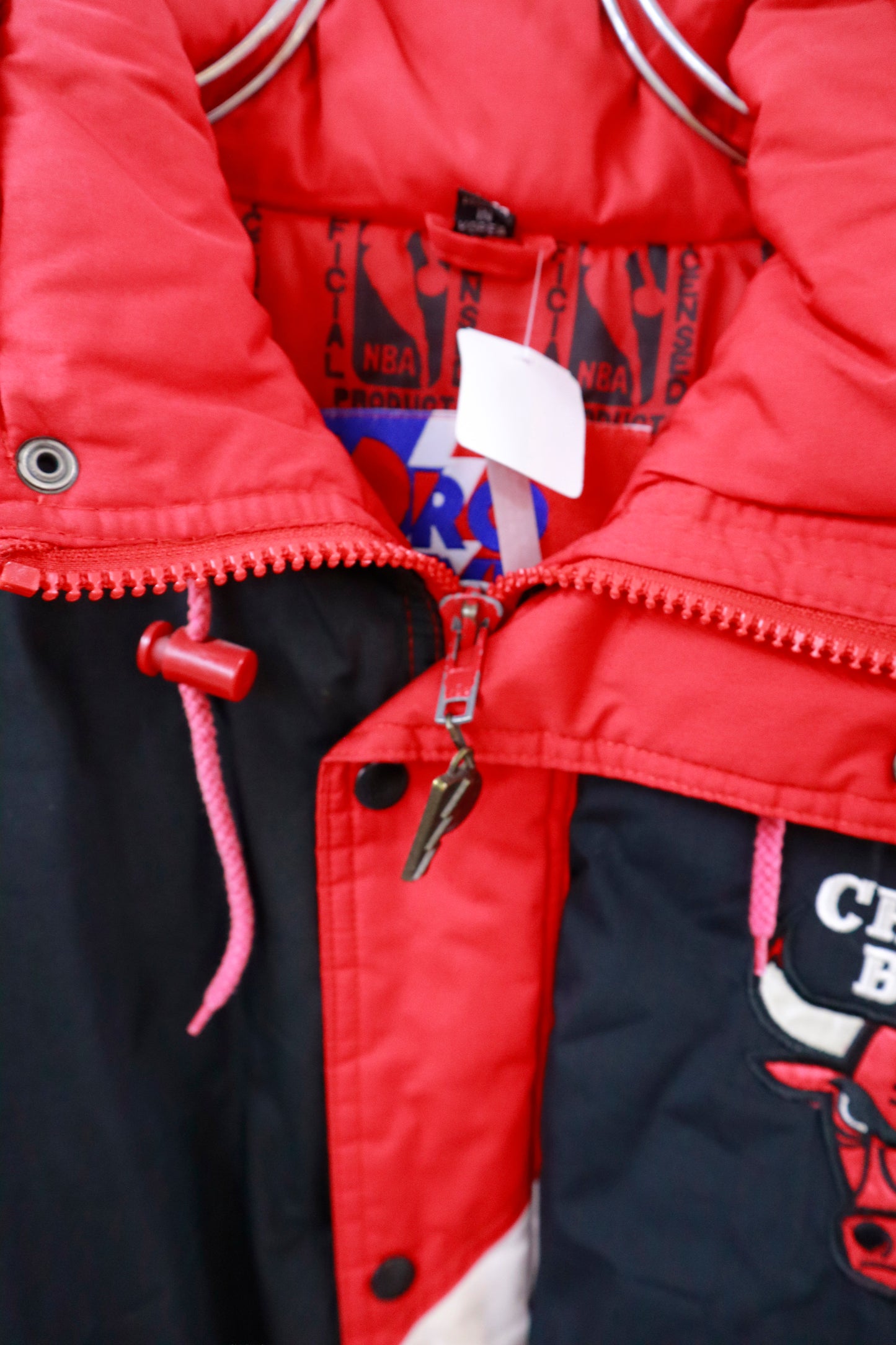 90's CHICAGO BULLS nylon jacket/NV-［2511-098］