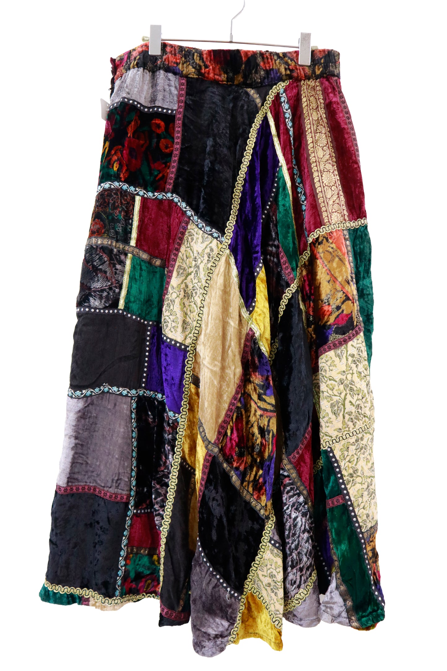 unknown antique fabric skirt/NV-［2511-101］