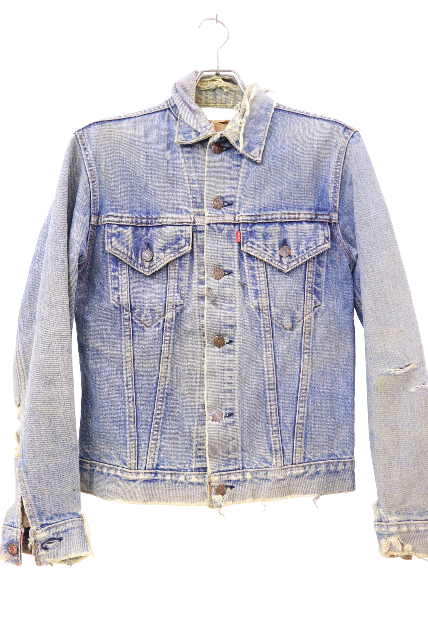 60's LEVI'S 70505 denim jacket 「ボタン裏52」/NV-［2511-103］
