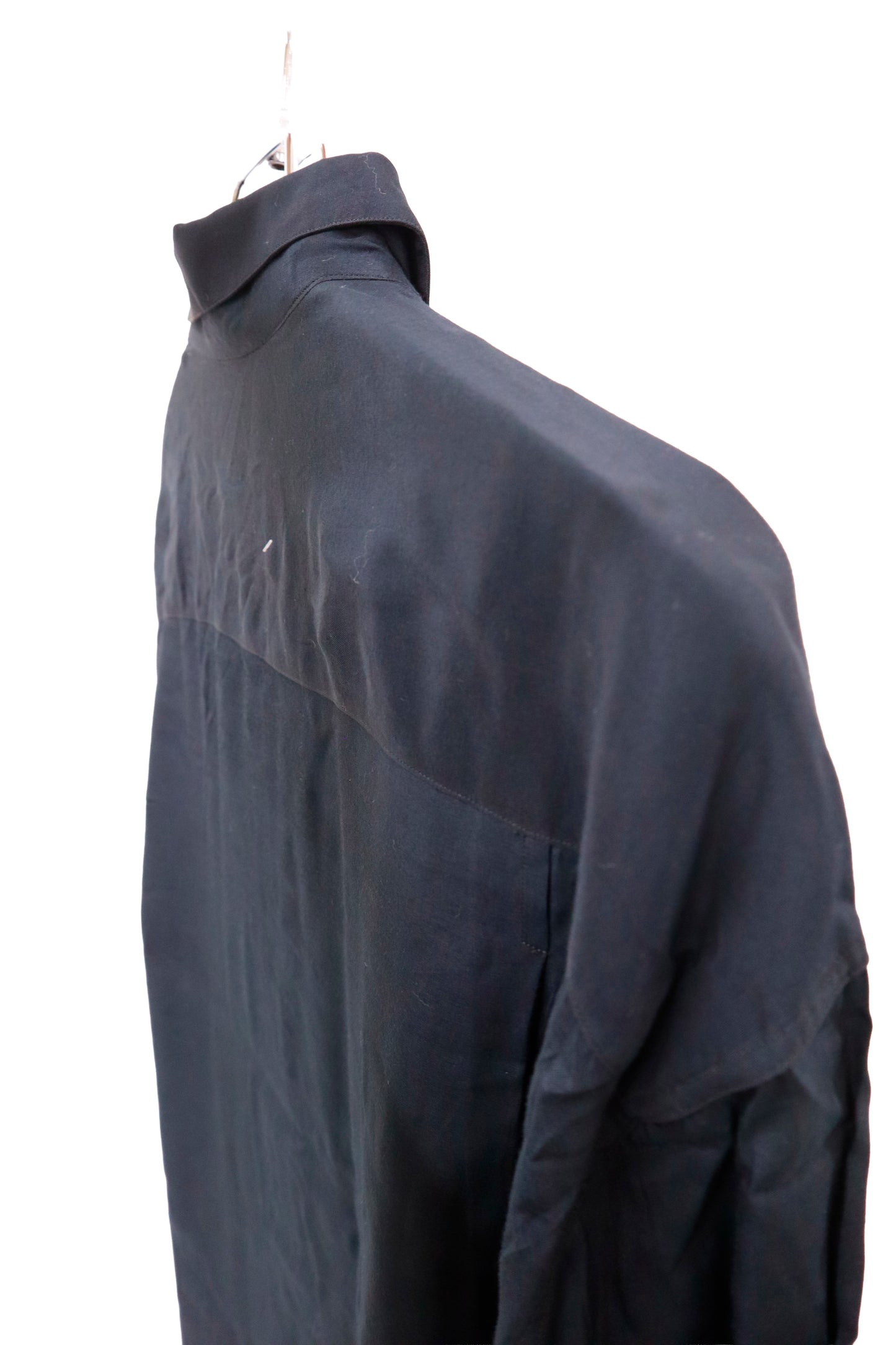 FERRANTI/80's  L/S shirt made in ITALY/NV-［2511-106］