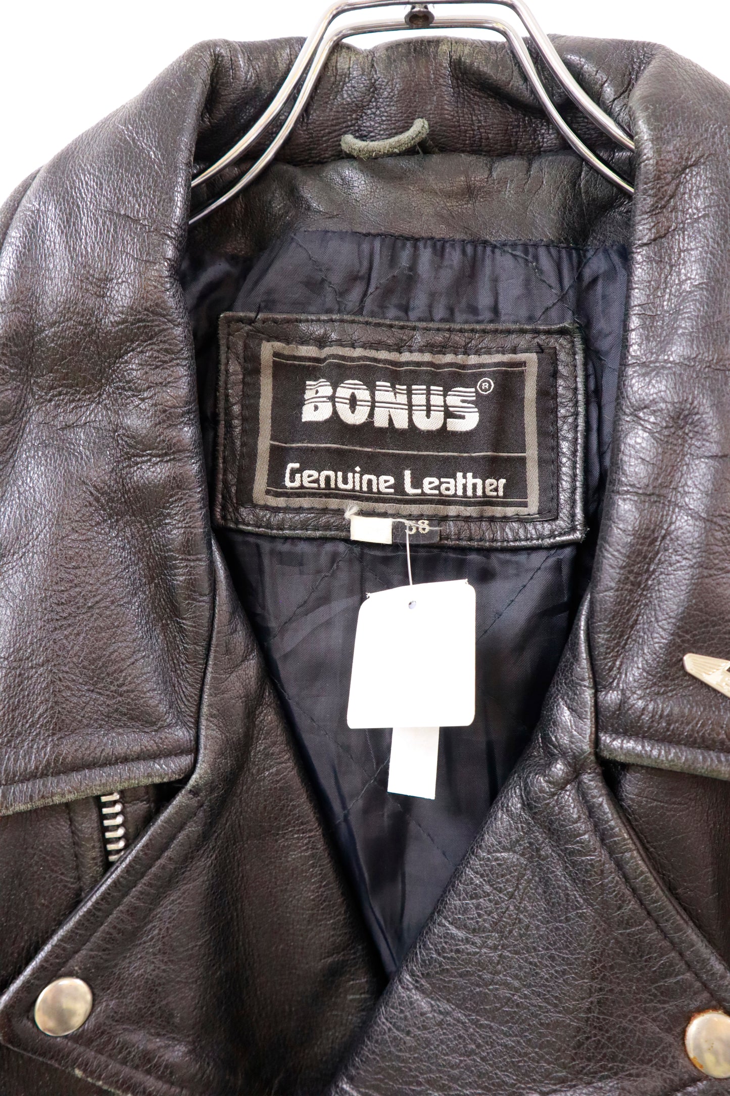 90's BONUS double leather jacket/NV-［2511-109］