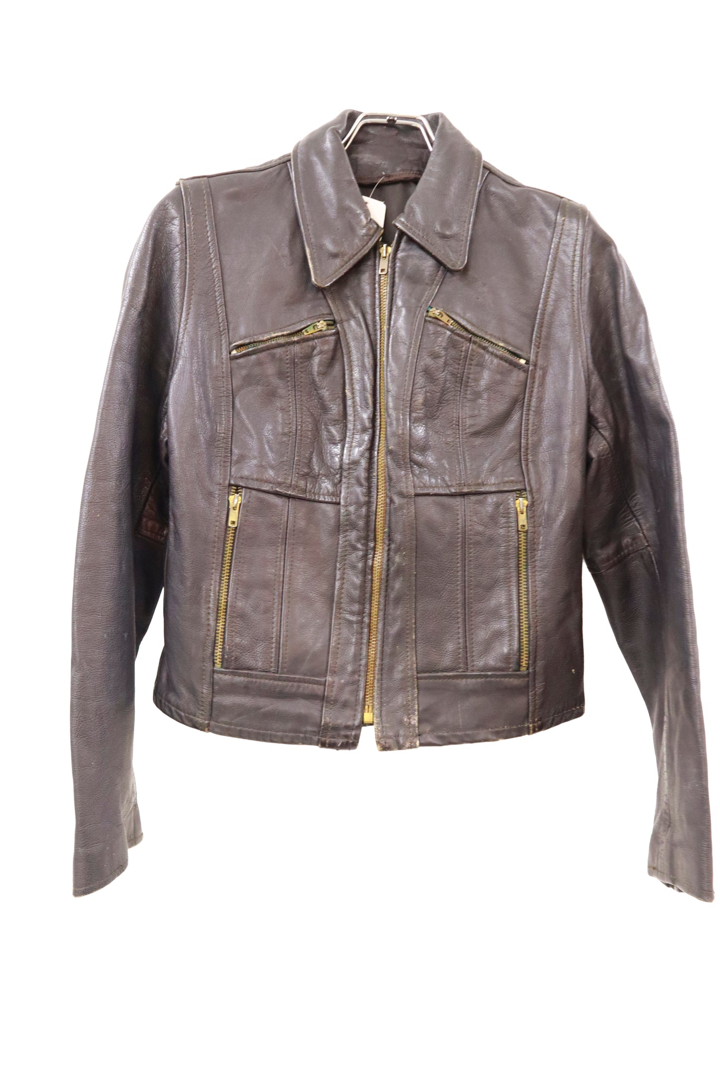 70's unknown leather jacket/NV-［2511-111］