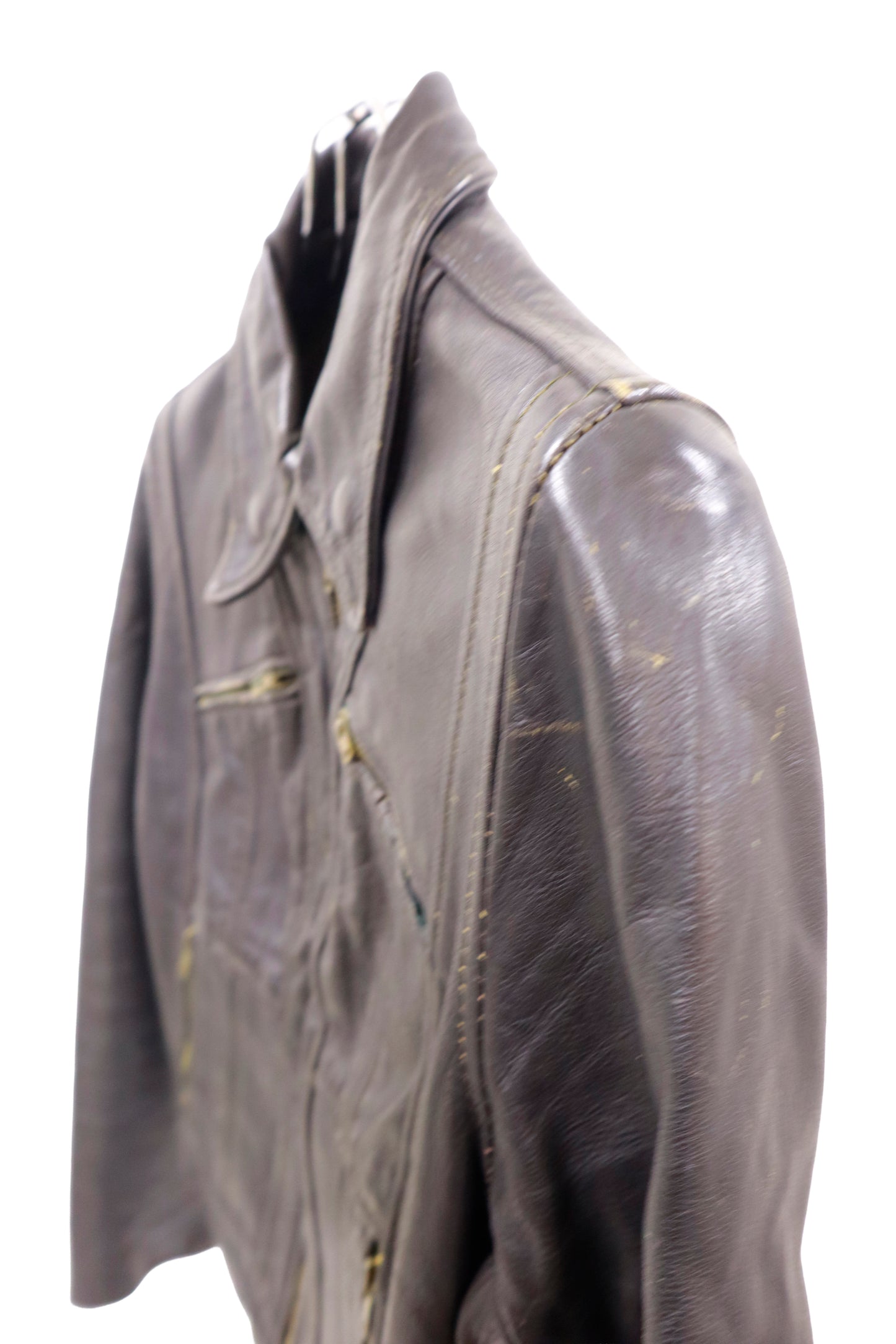 70's unknown leather jacket/NV-［2511-111］