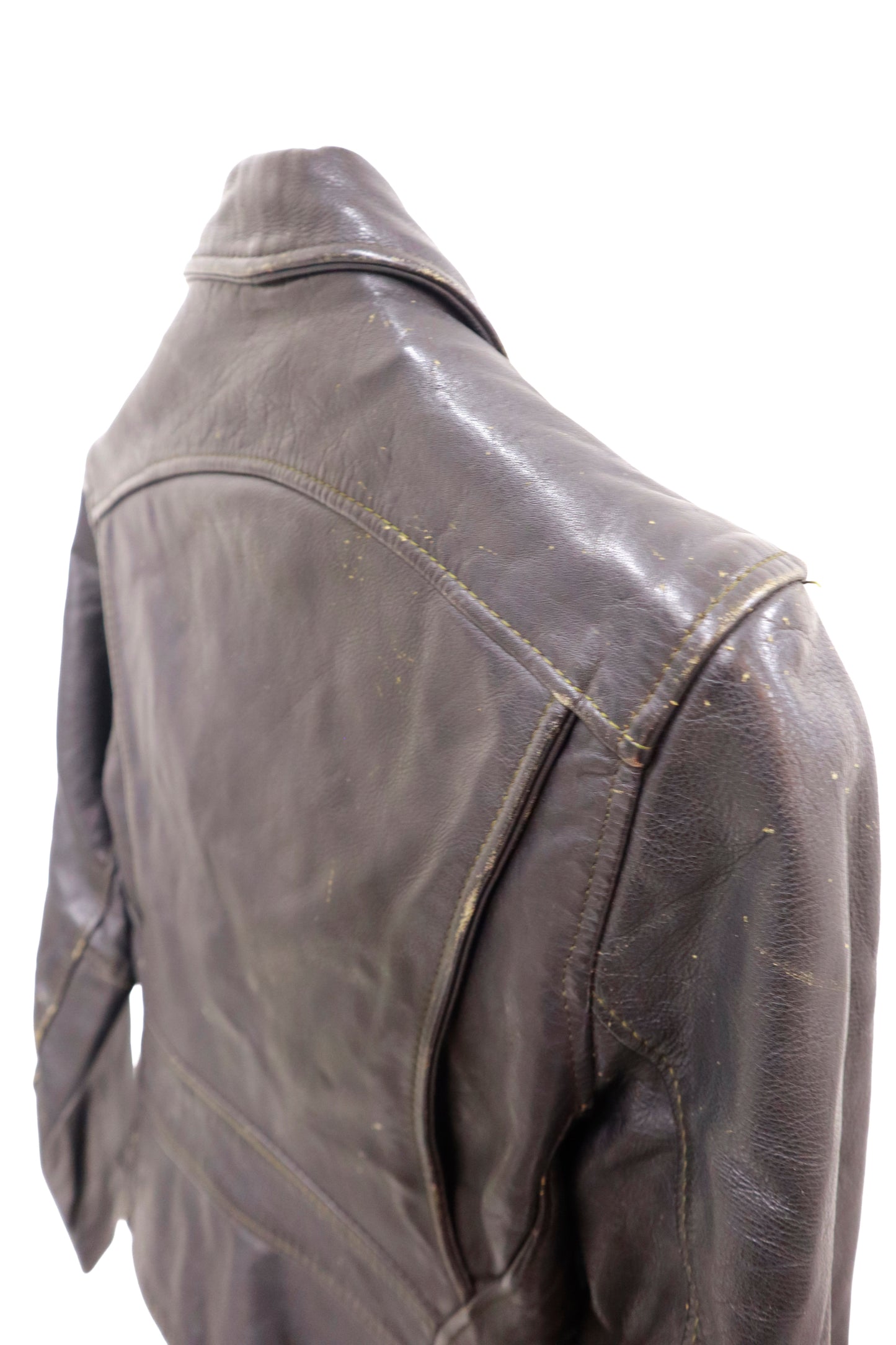70's unknown leather jacket/NV-［2511-111］
