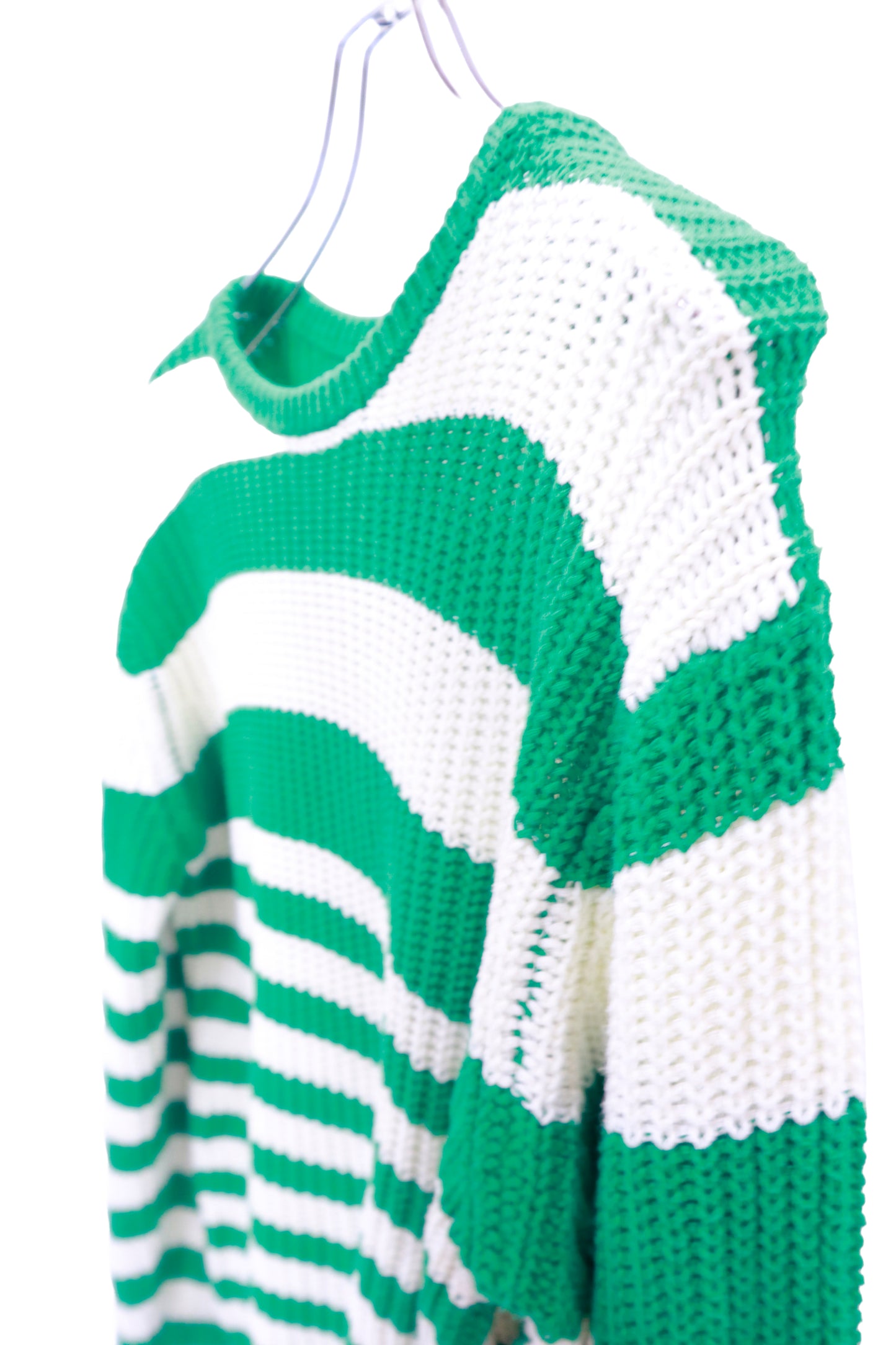 border knit tops/NV-［2511-112］