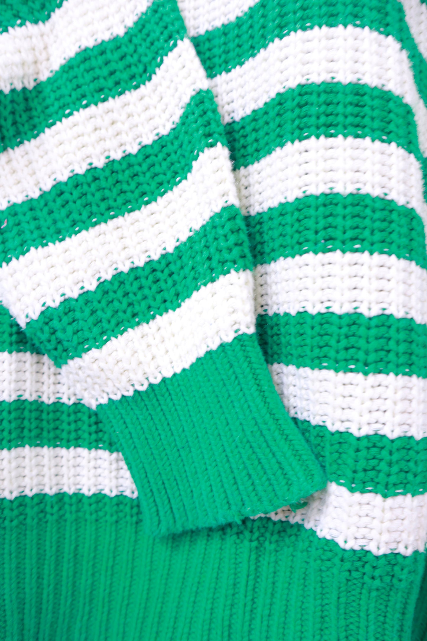 border knit tops/NV-［2511-112］