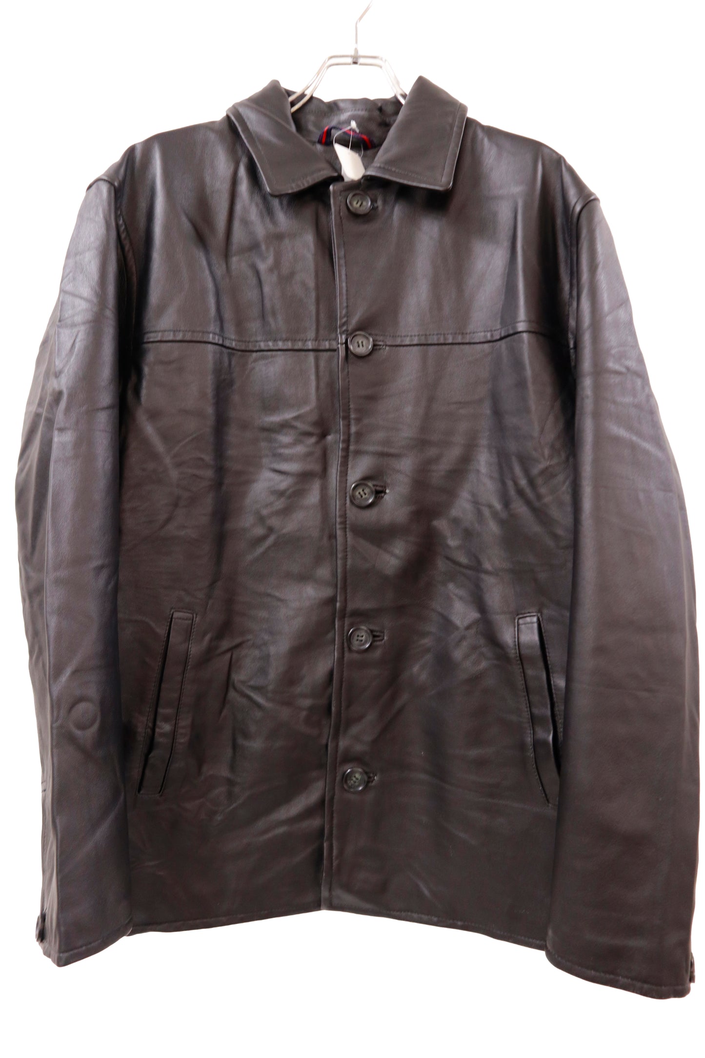 90's TOMMY HILFIGER leather jacket/NV-［2511-113］