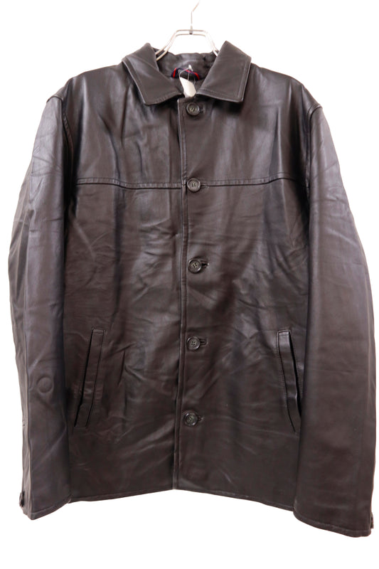 90's TOMMY HILFIGER leather jacket/NV-［2511-113］