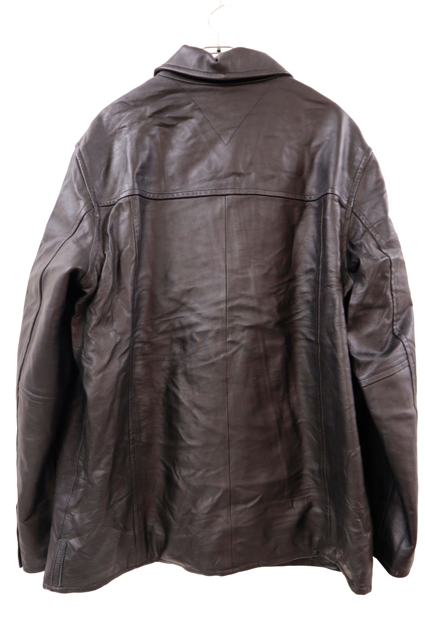 90's TOMMY HILFIGER leather jacket/NV-［2511-113］