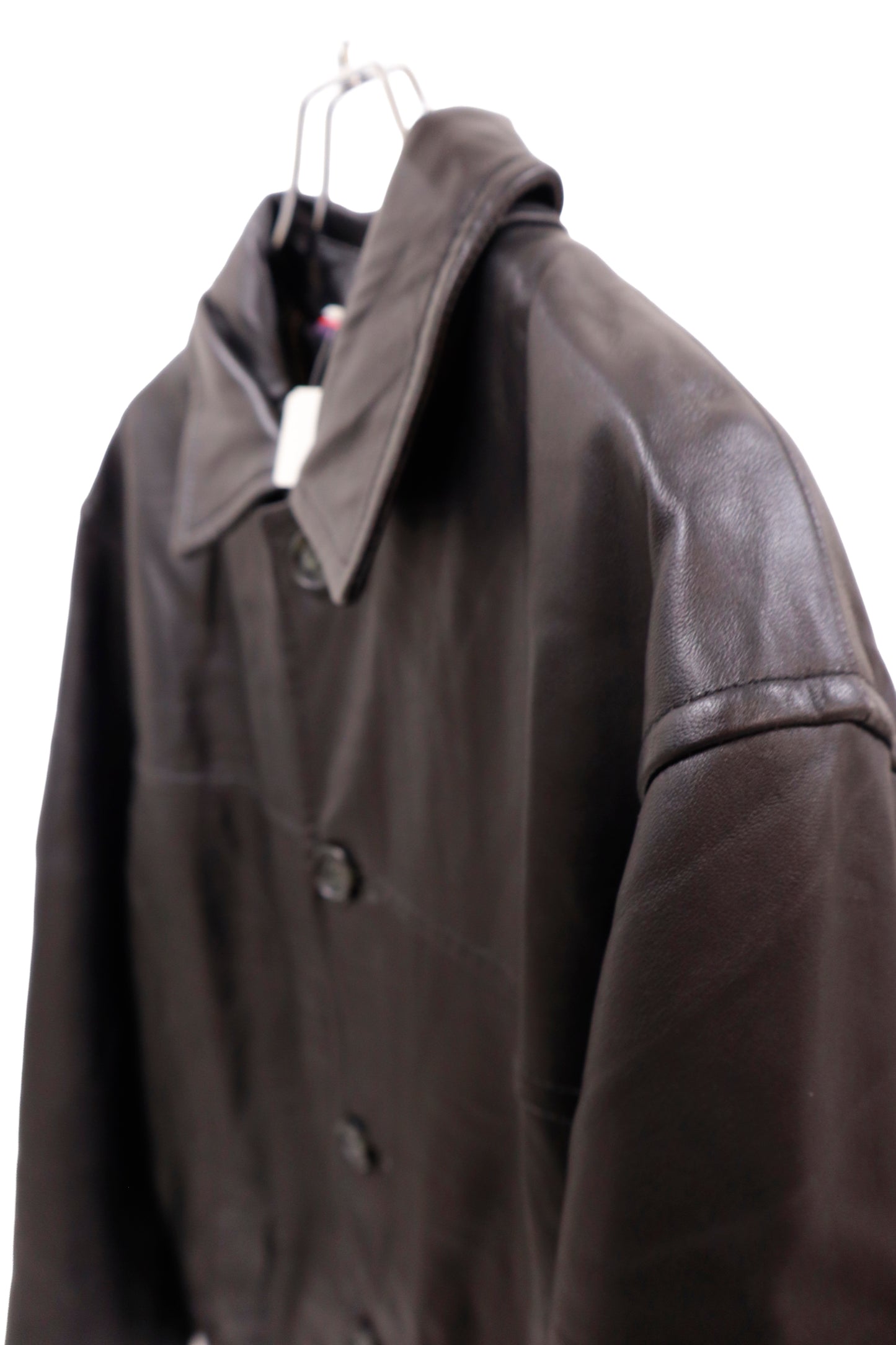 90's TOMMY HILFIGER leather jacket/NV-［2511-113］