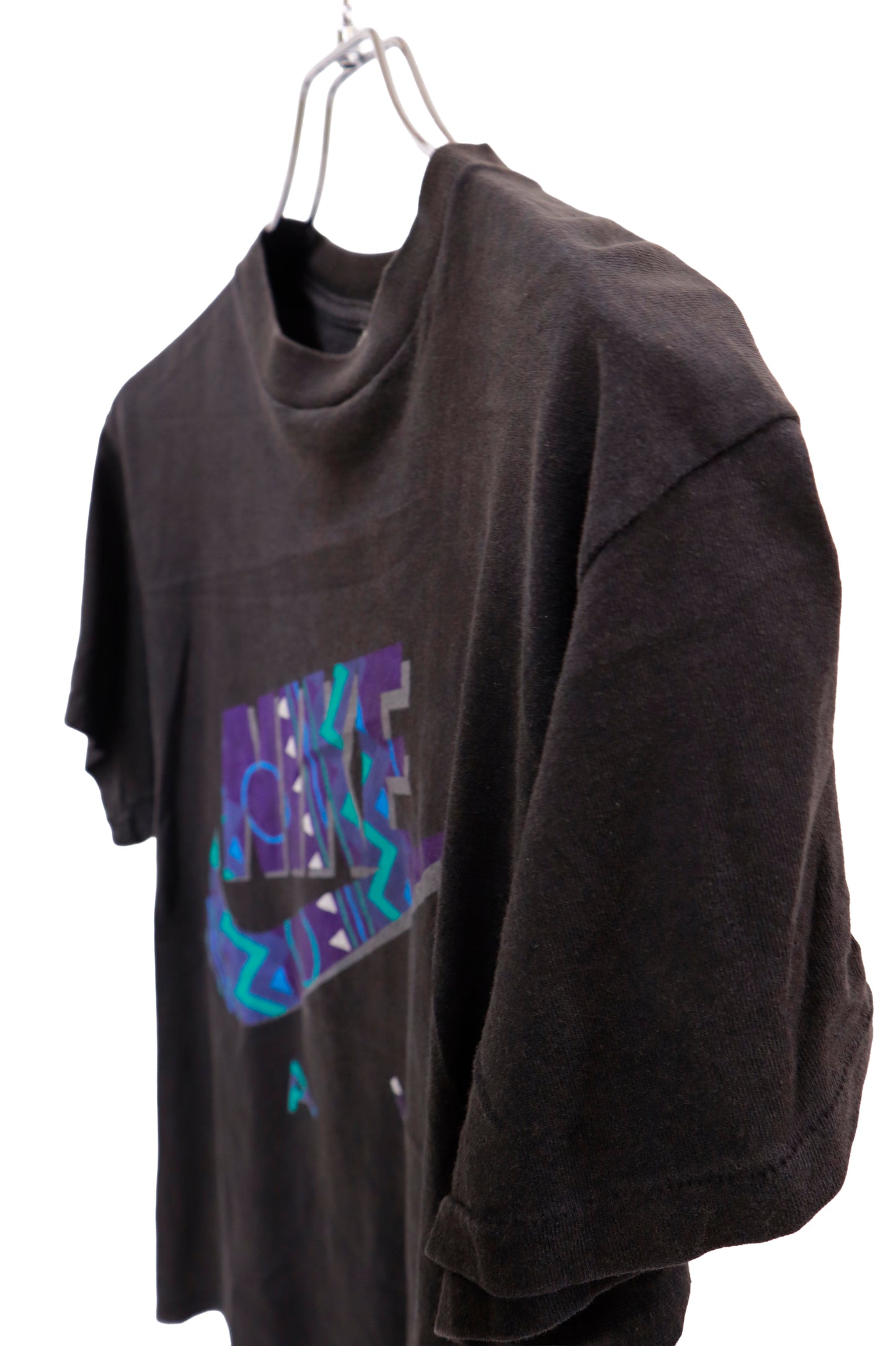 90's NIKE swoosh logo Tee/NV-［2511-119］