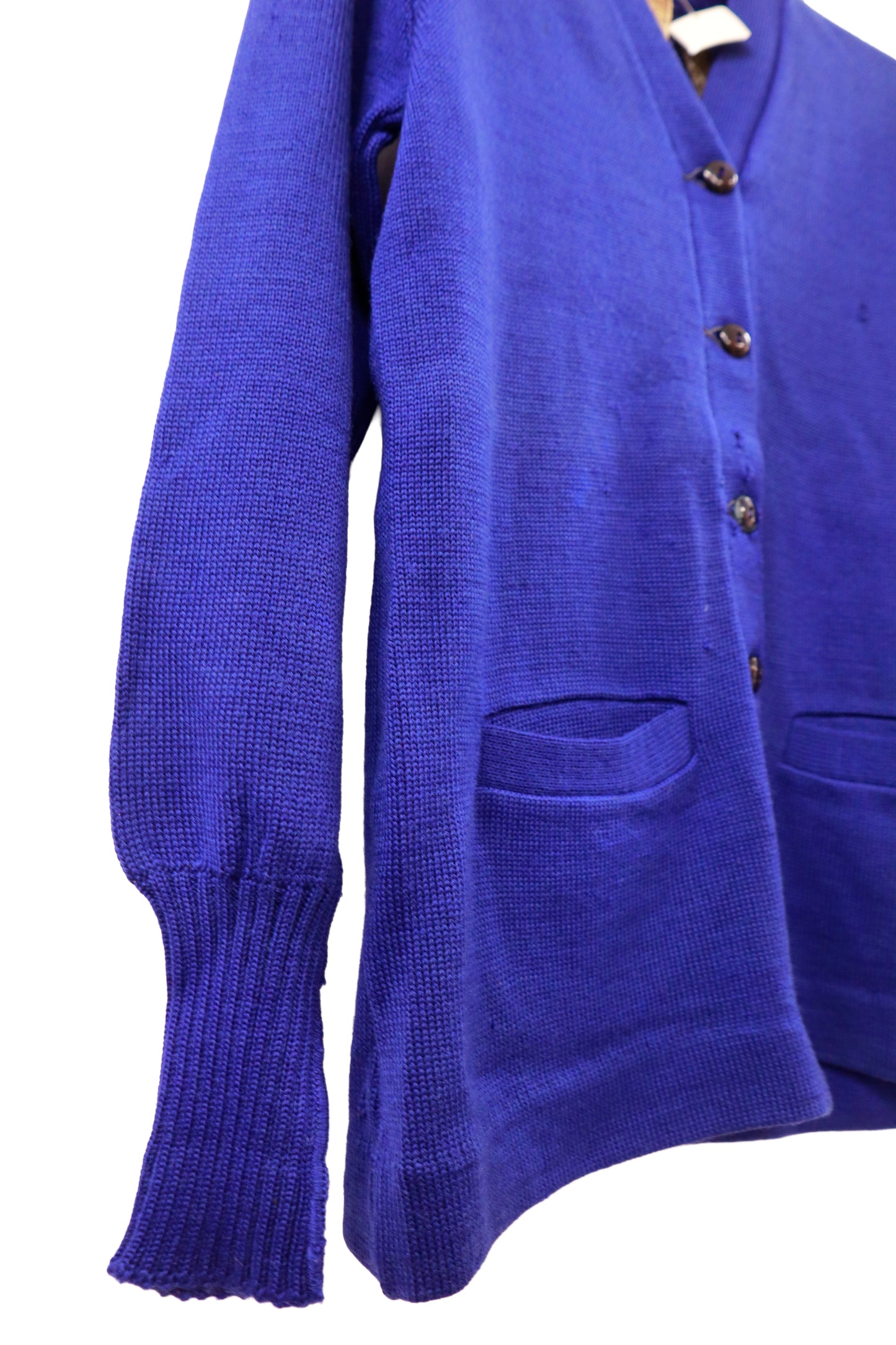 60's Albion knitting mills lettered cardigan/NV-［2511-126］