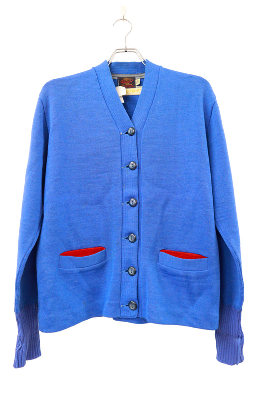 50's Kandel knitting mills lettered cardigan/NV-［2511-129］