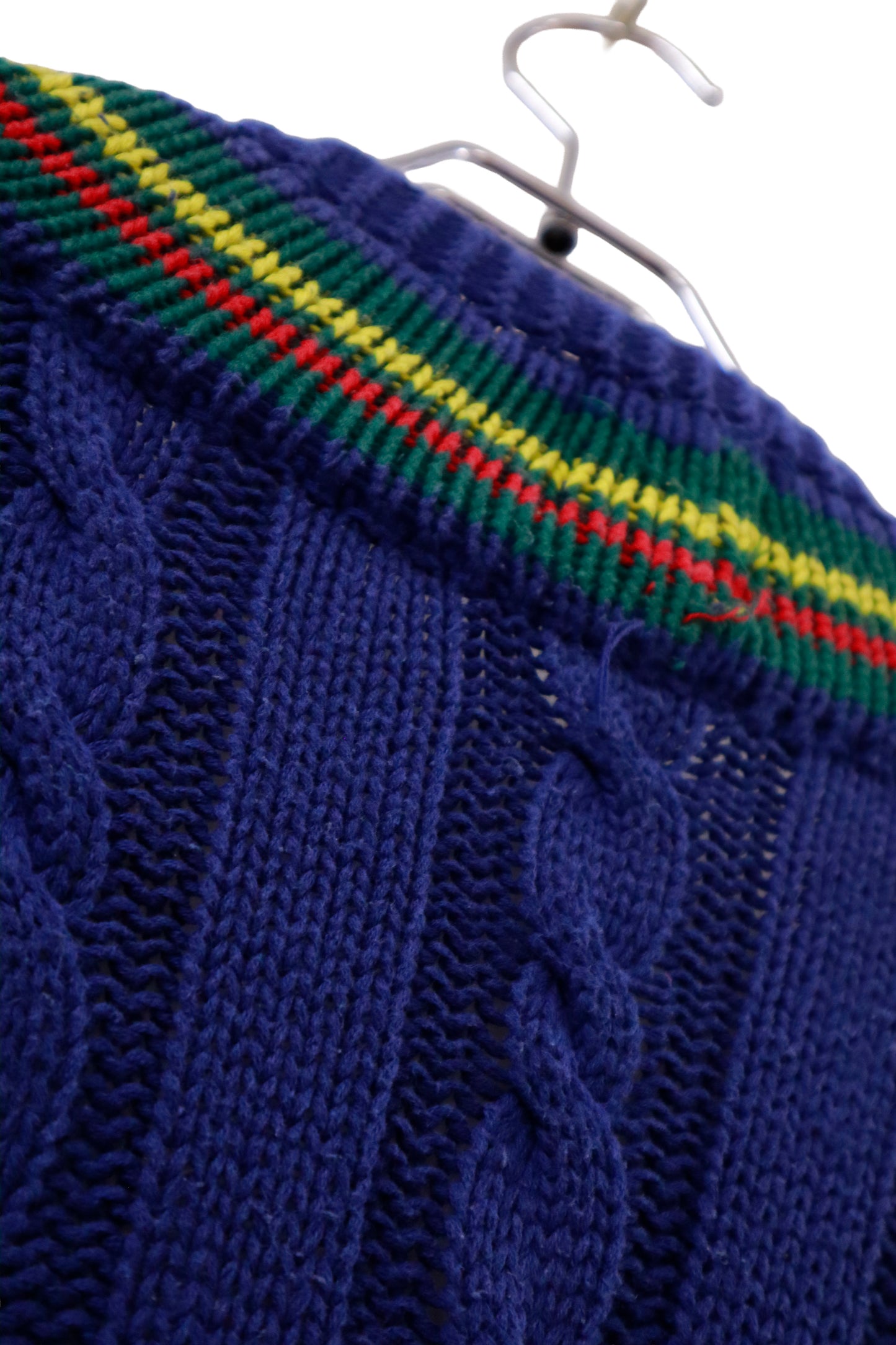 90's old GAP cotton knit sweater/NV-［2511-144］