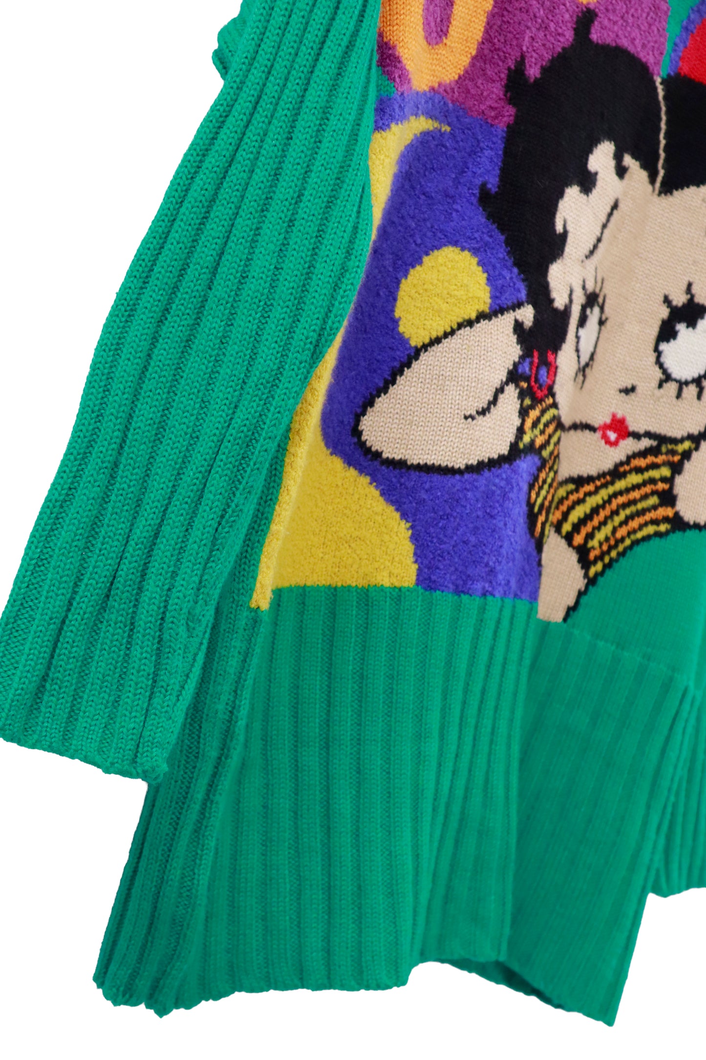 90's BETTY BOOP wool mix knit sweater/NV-［2511-149］