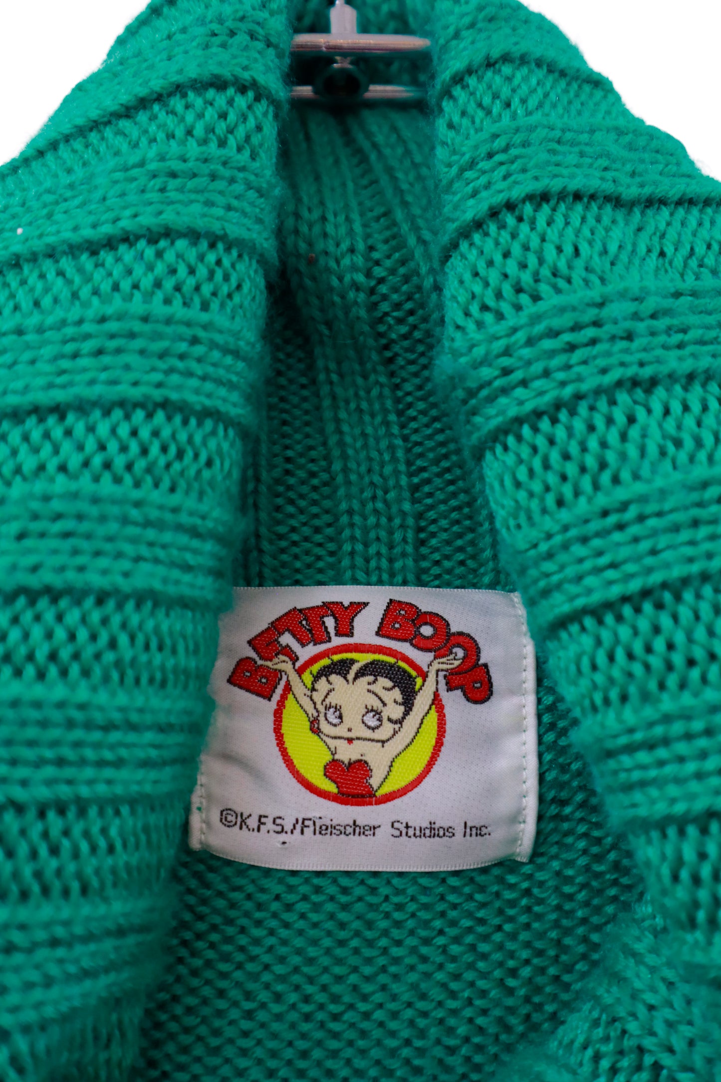 90's BETTY BOOP wool mix knit sweater/NV-［2511-149］