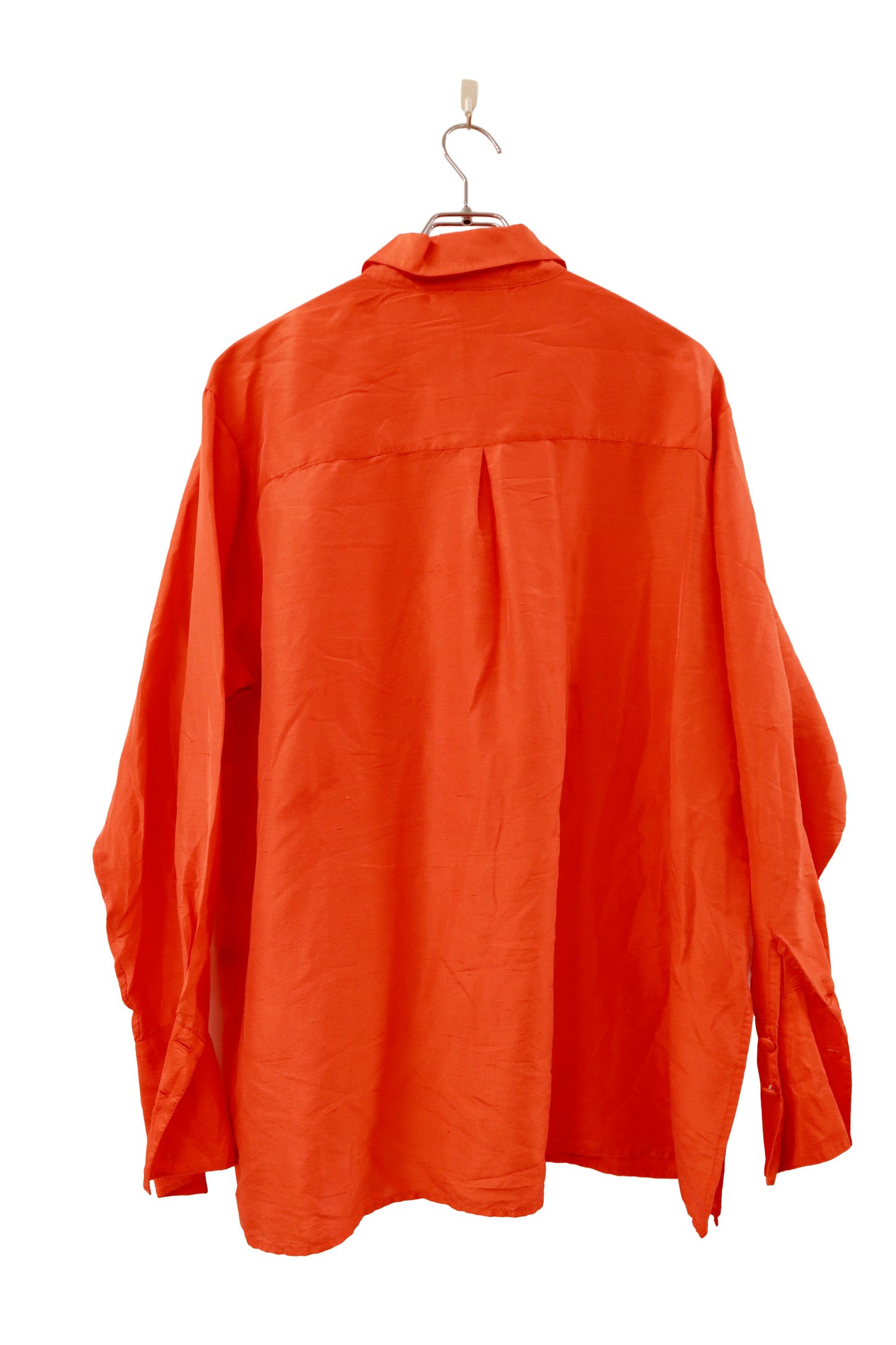 90's silk shirt/NV-［2511-157］