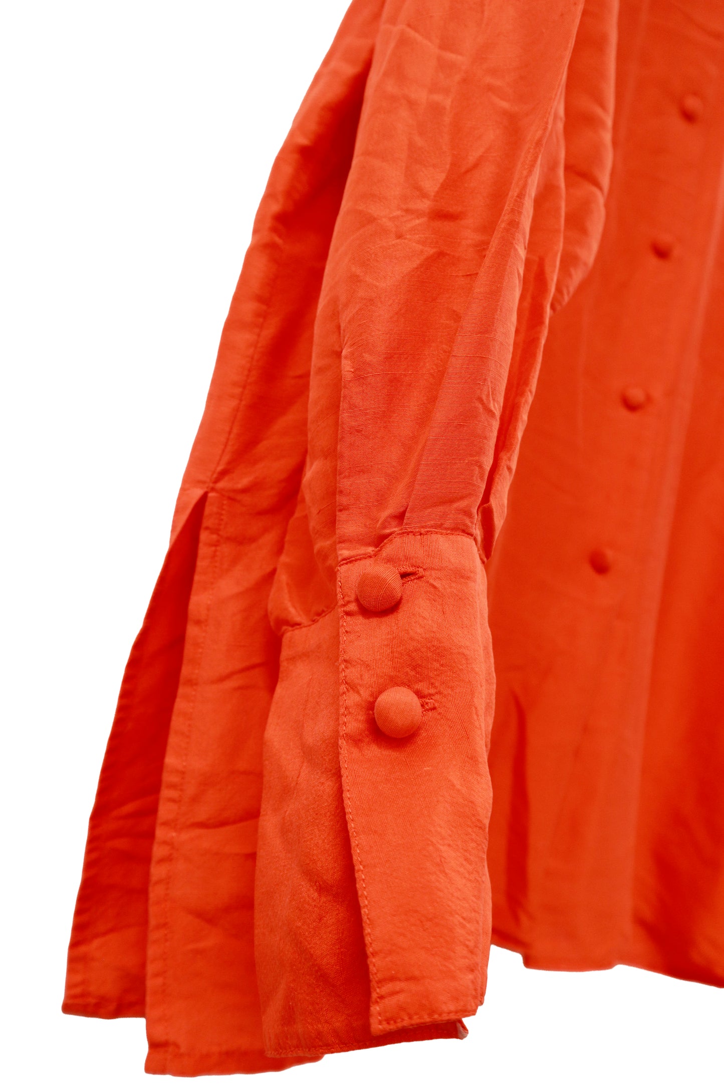 90's silk shirt/NV-［2511-157］