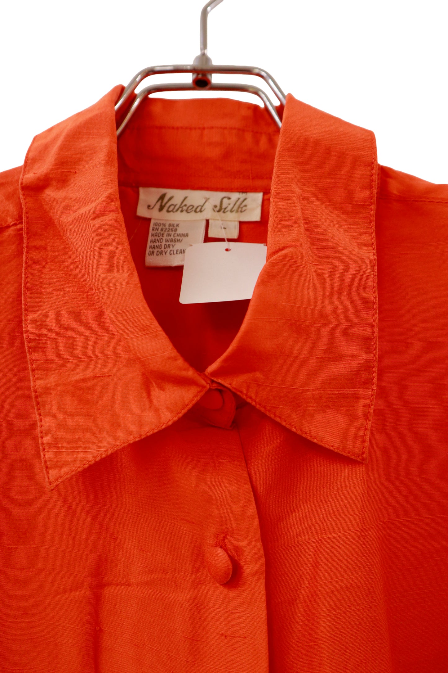 90's silk shirt/NV-［2511-157］