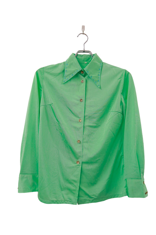 polyester shirt/NV-［2511-164］