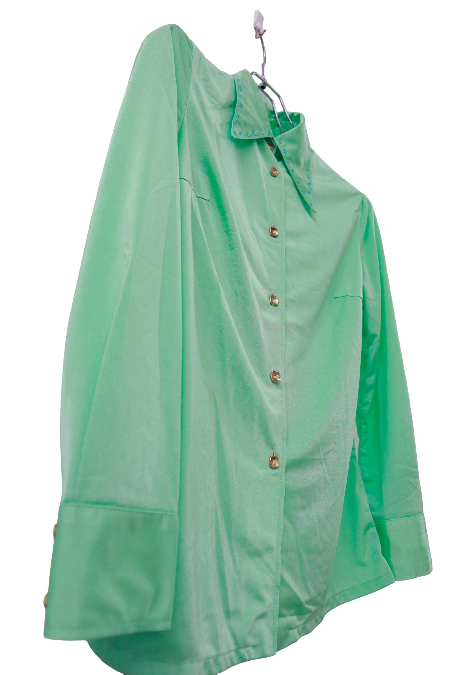 polyester shirt/NV-［2511-164］