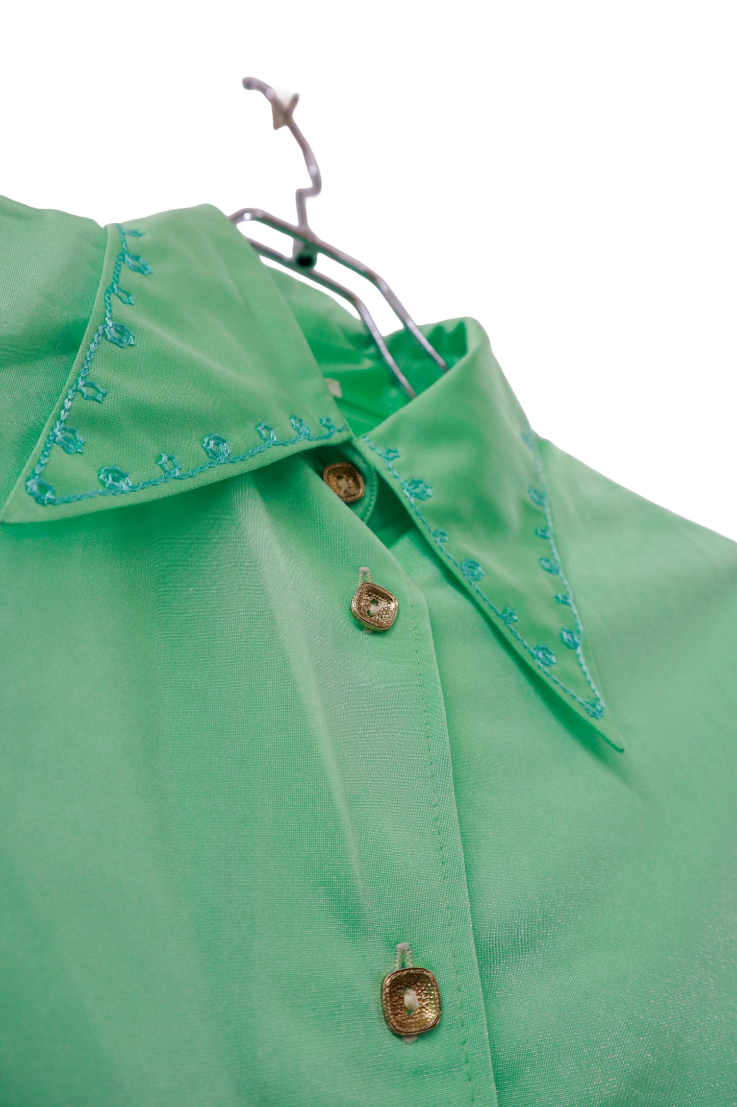 polyester shirt/NV-［2511-164］