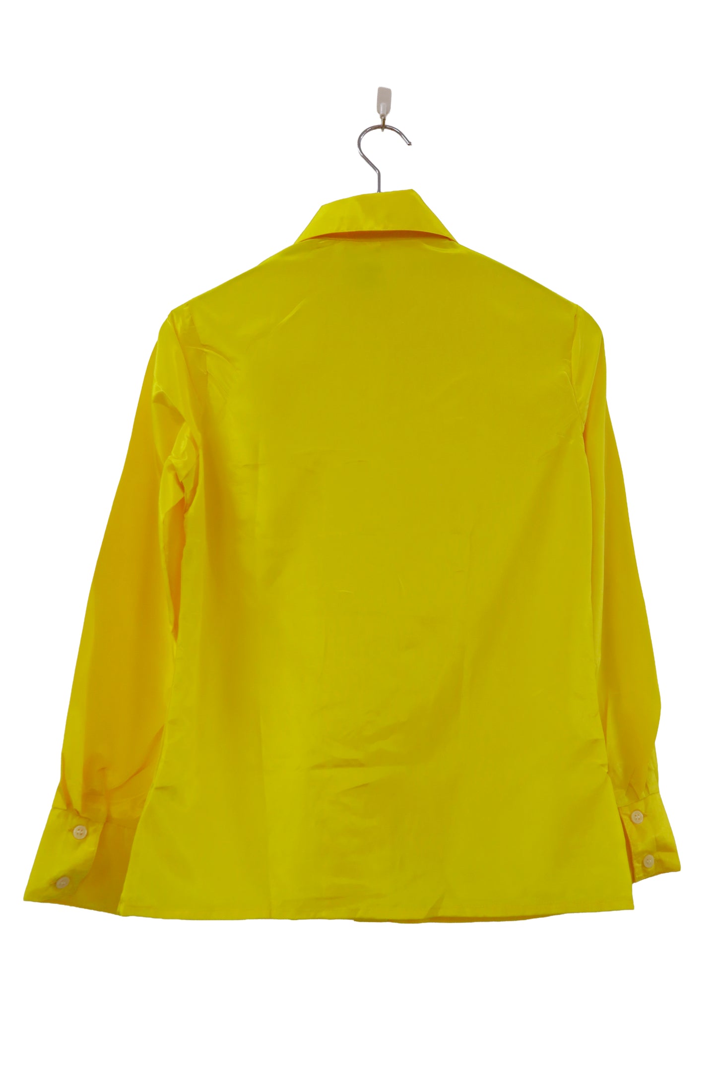 70's polyester satin shirt/ NV［2511-169］