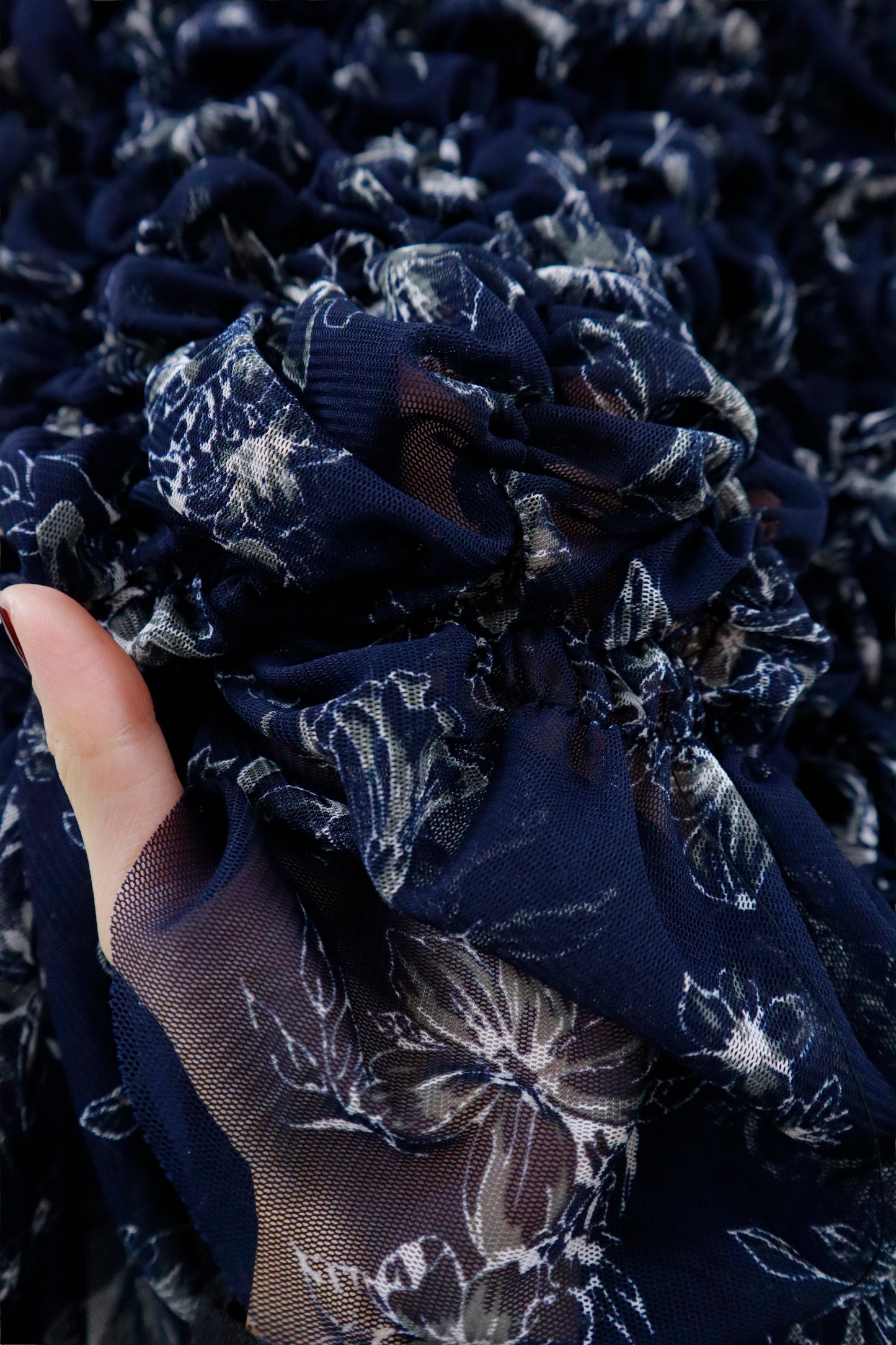 shirring skirt / RM-［2513-044］