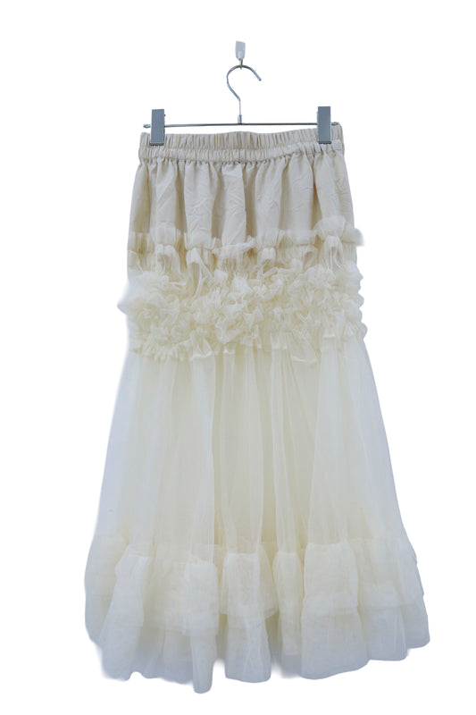 lace shirring skirt / RM-［2513-050］