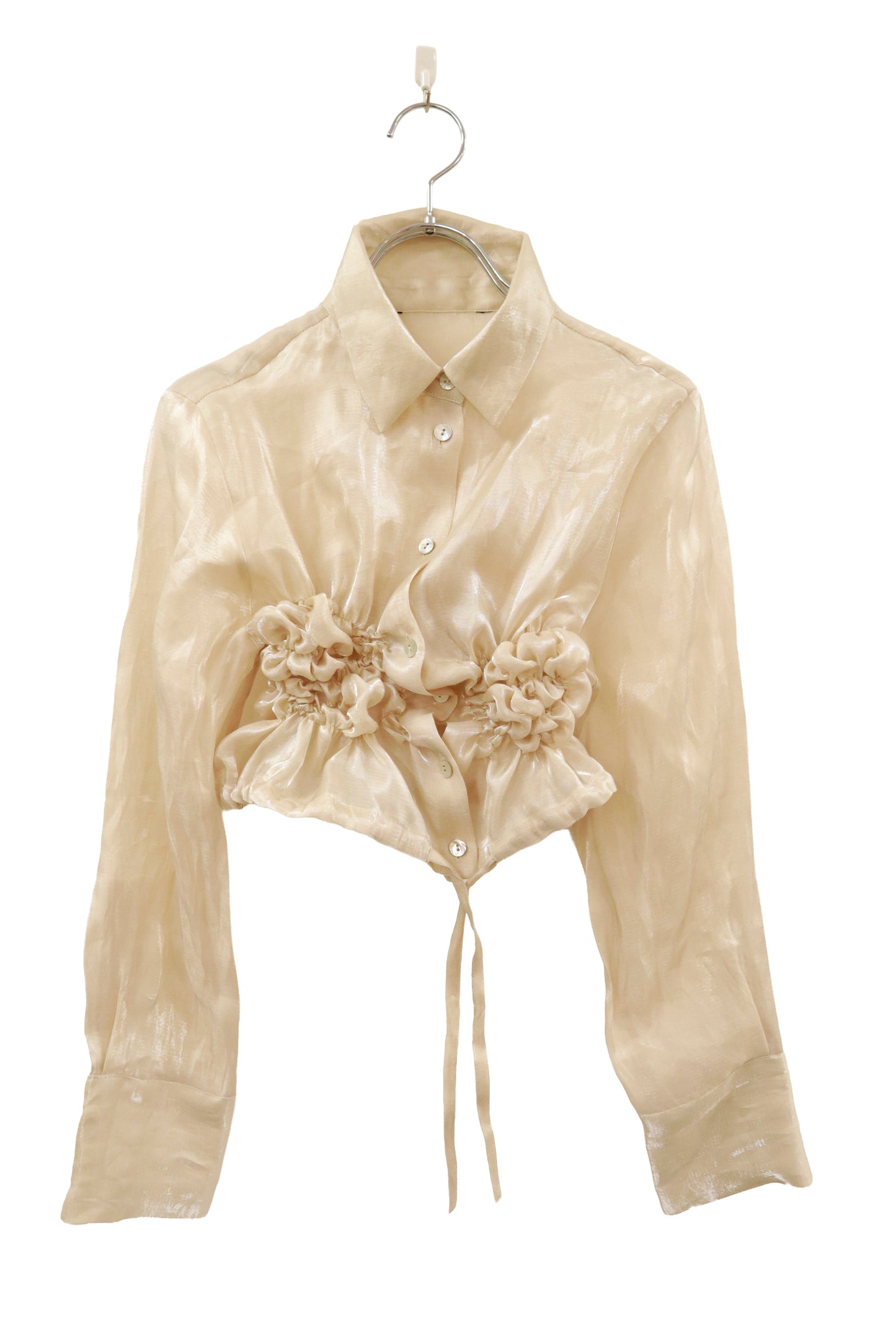 shirring shirt/ RM-［2513-100］