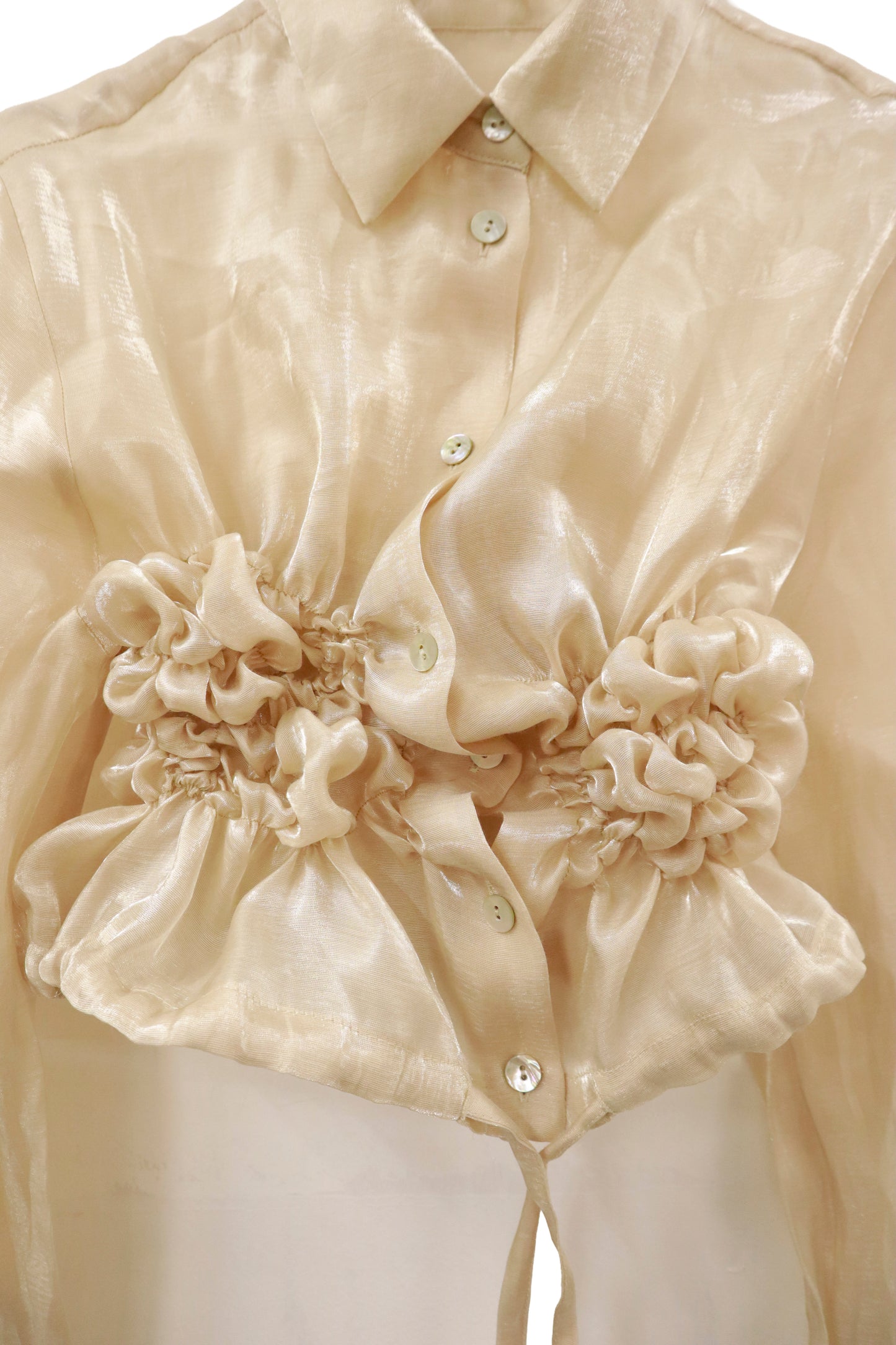 shirring shirt/ RM-［2513-100］