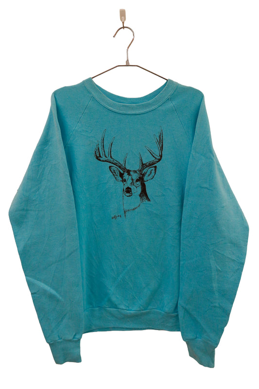 80's raglan sleeve sweatshirt / NV-［2601-002］