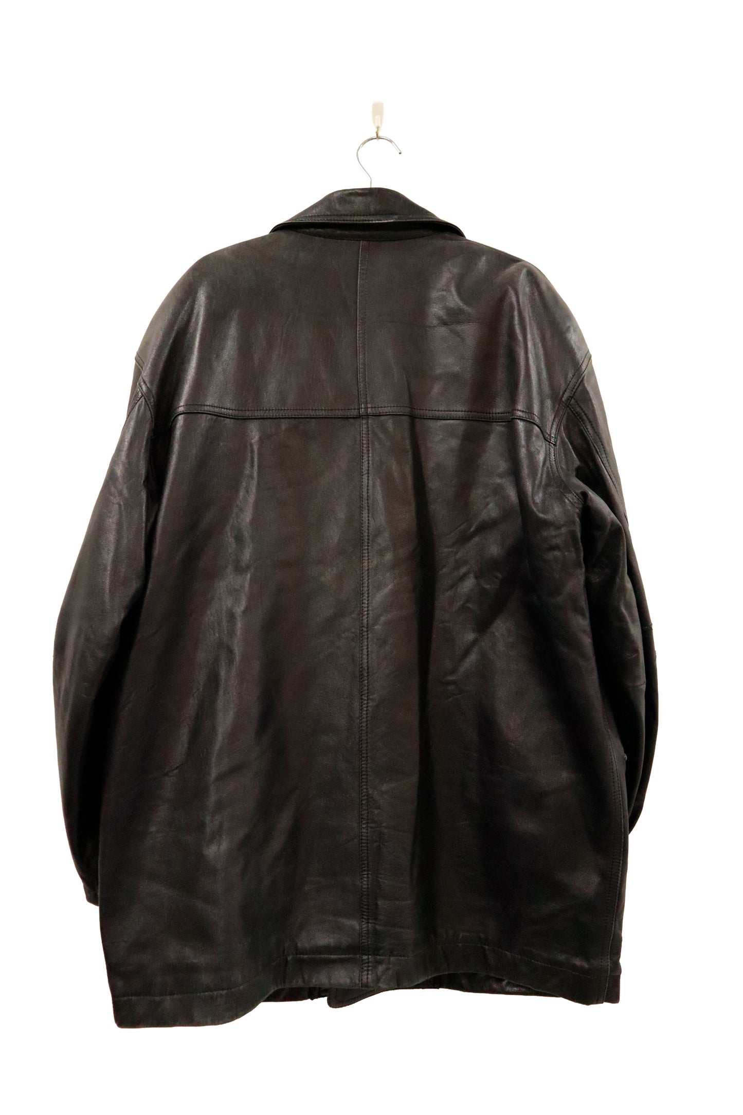 90's leather car coat / U-［2601-001］