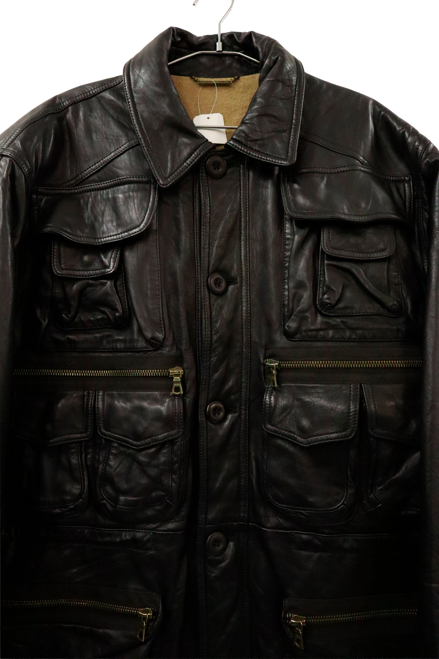 90's leather jacket / NV-［2601-009］