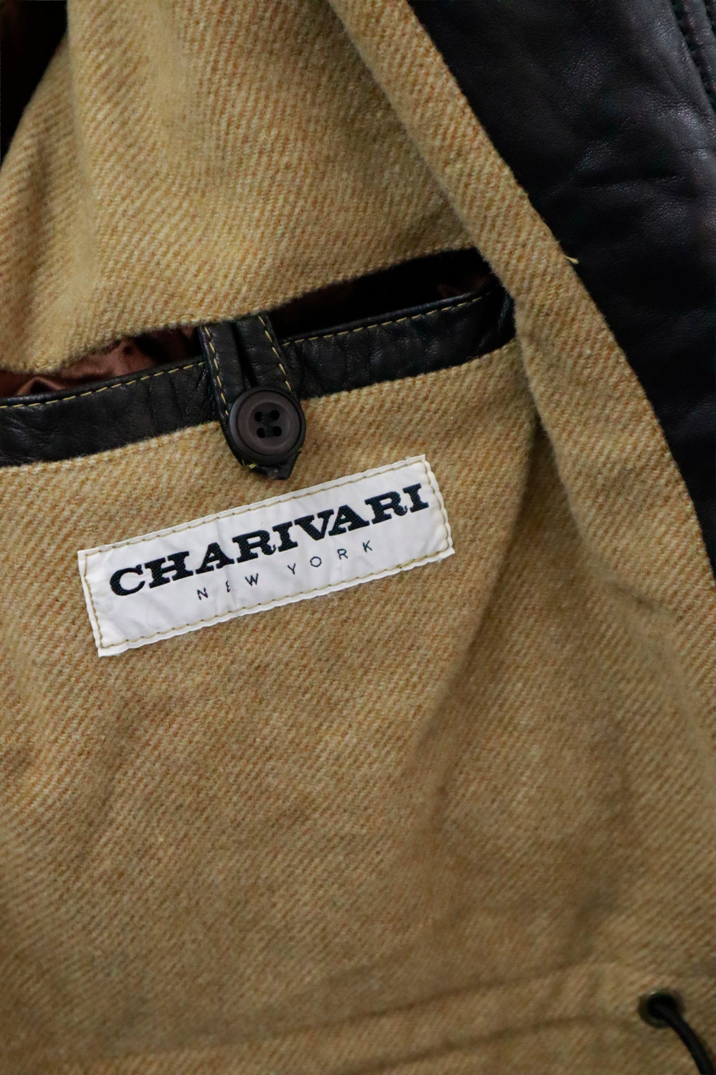 90's leather jacket / NV-［2601-009］