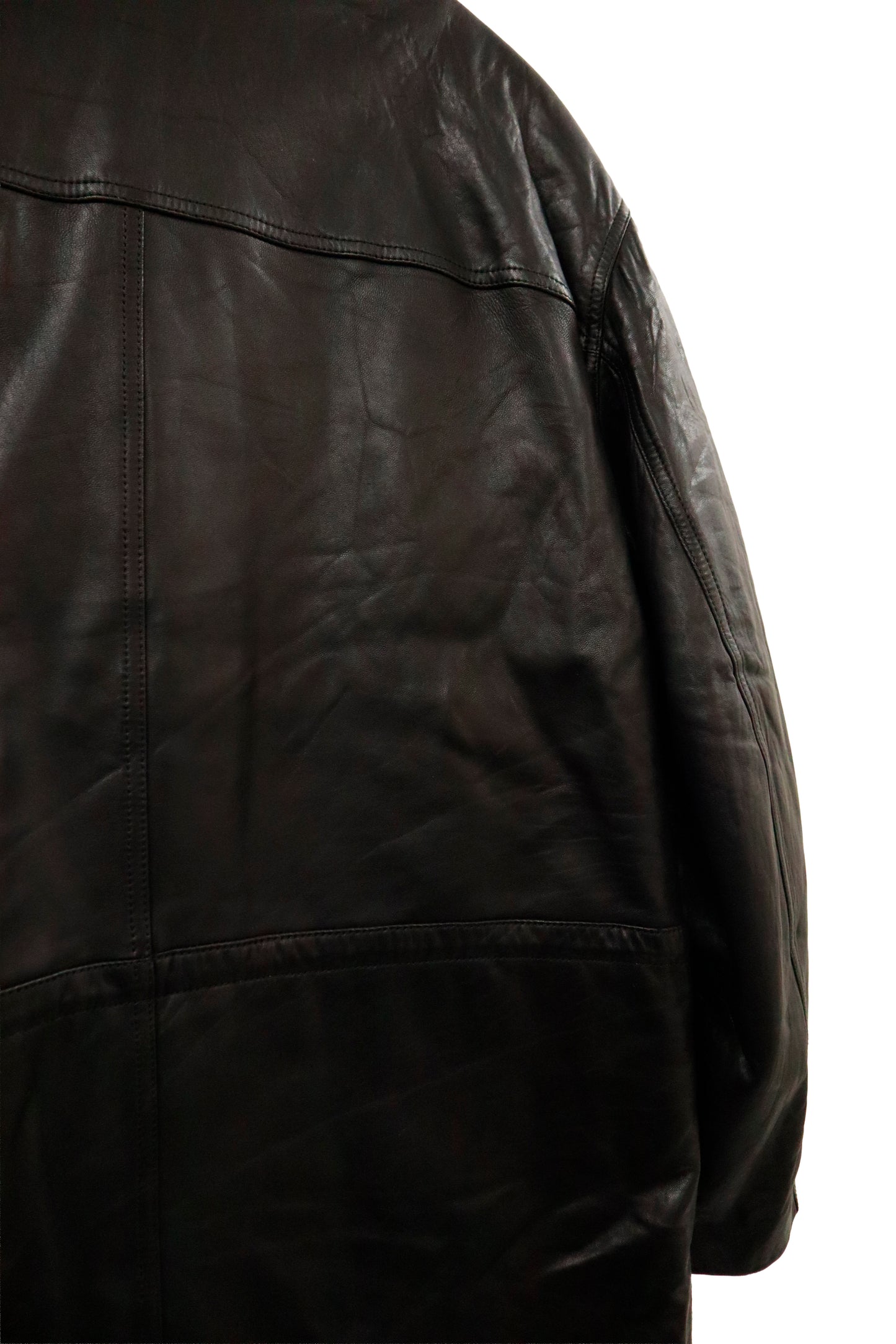 90's leather jacket / NV-［2601-009］