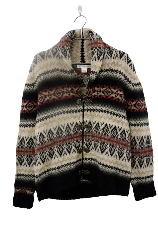 90’s SUSAN BRISTOL nordic cardigan / NV-［2601-021］