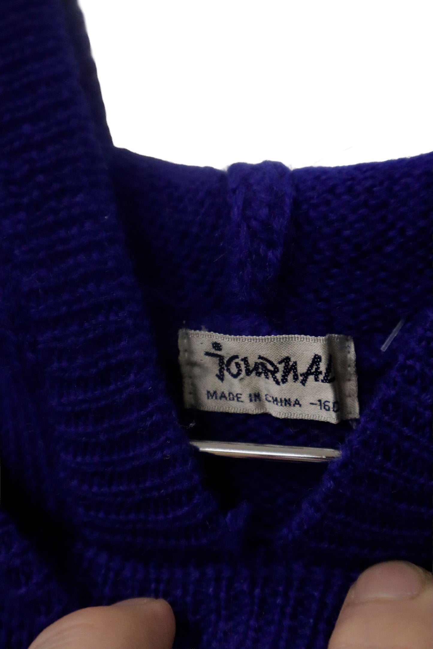 90’s knit sweater hoodie / U-［2601-003］