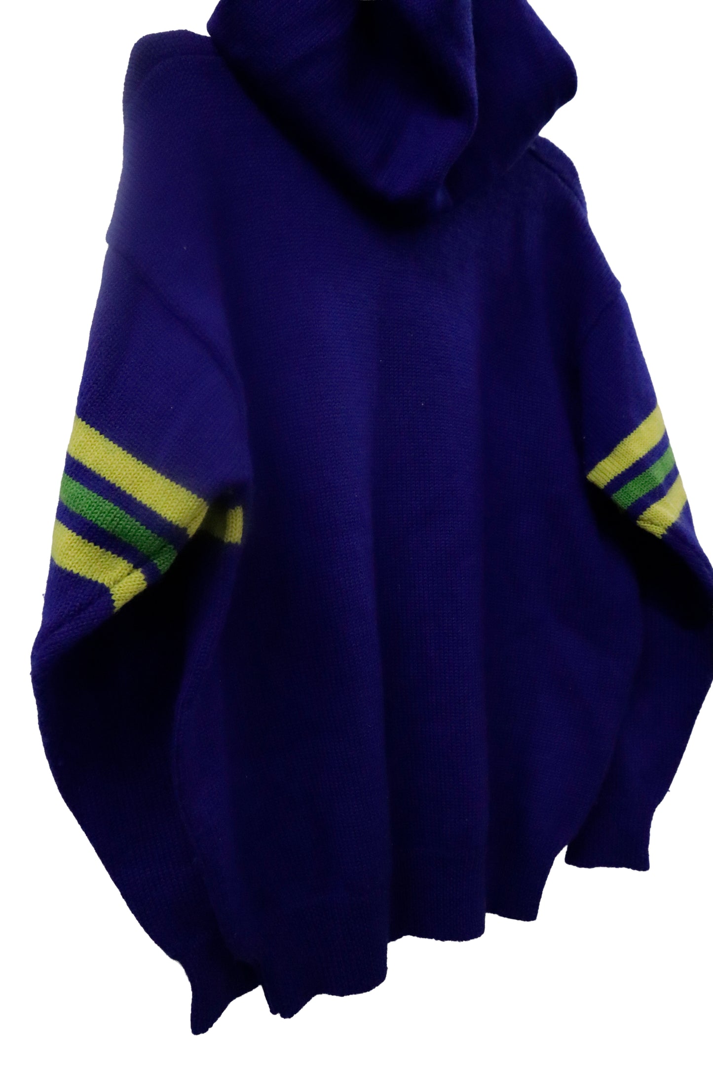 90’s knit sweater hoodie / U-［2601-003］