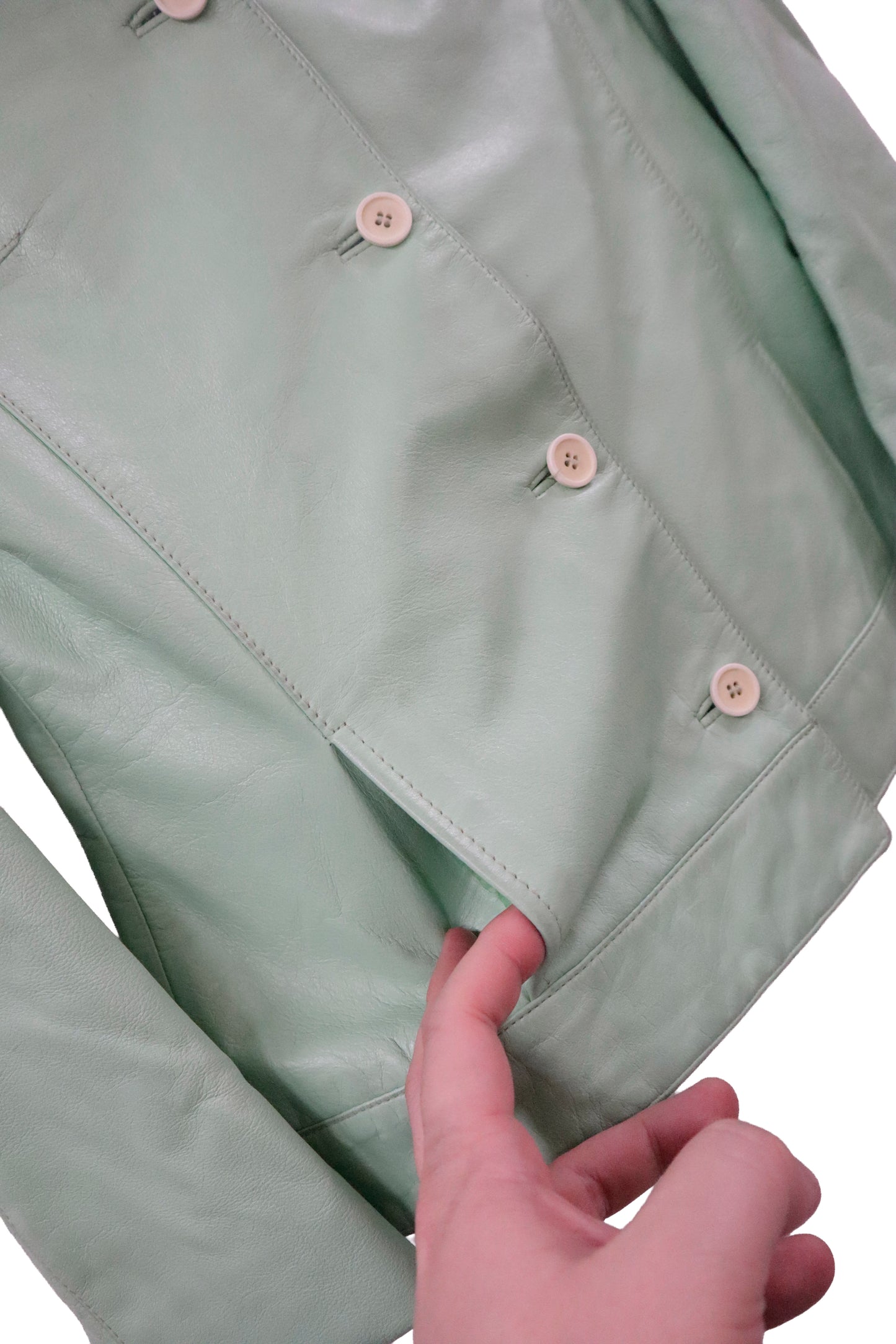 leather jacket / U-［2601-008］