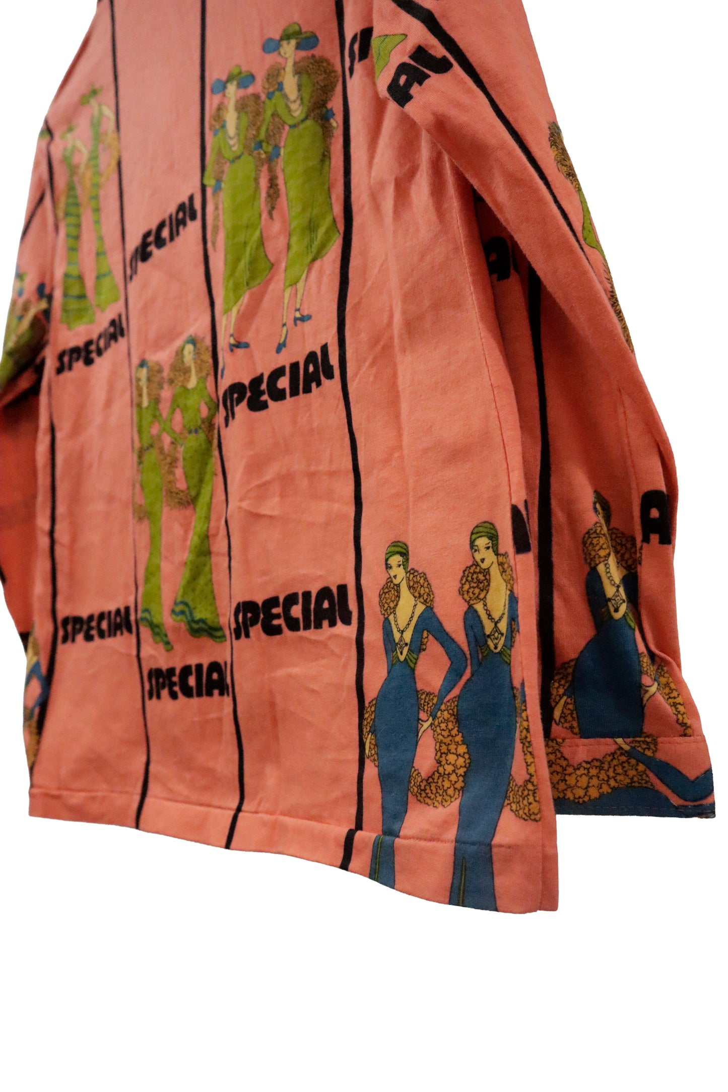 70'~80's open collar shirt / U-［2601-010］