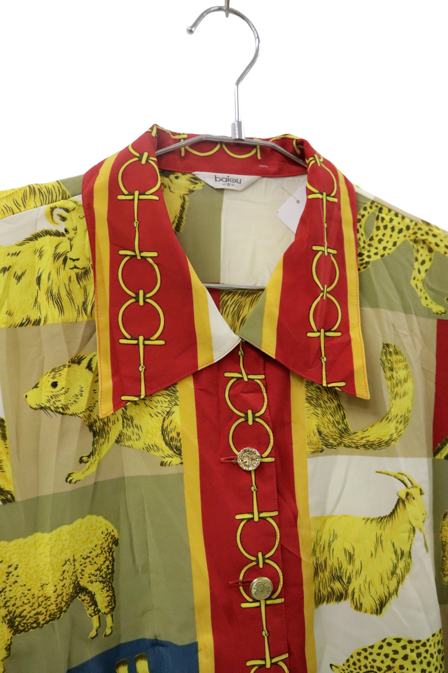 80's All-over print shirt / U-［2601-011］