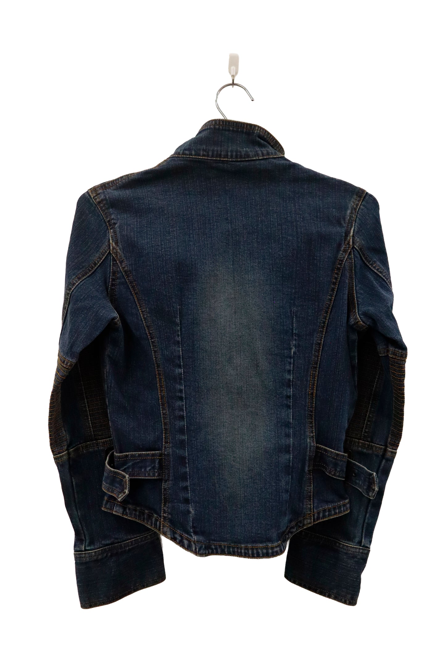 stand collar denim jacket / U-［2601-023］