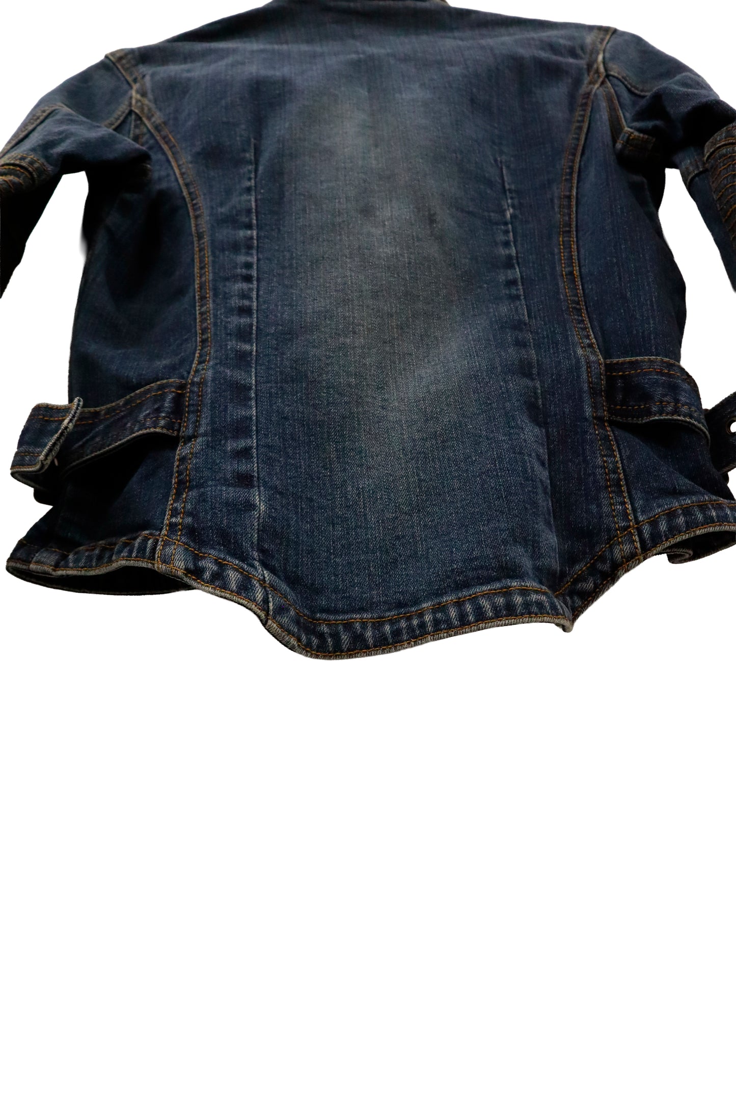 stand collar denim jacket / U-［2601-023］