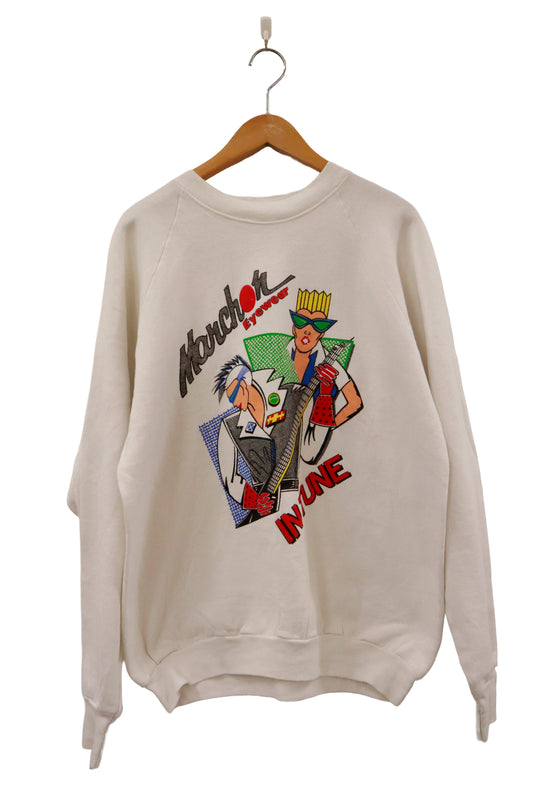 90's Eyewear design sweat shirt /NV-［2601-046］