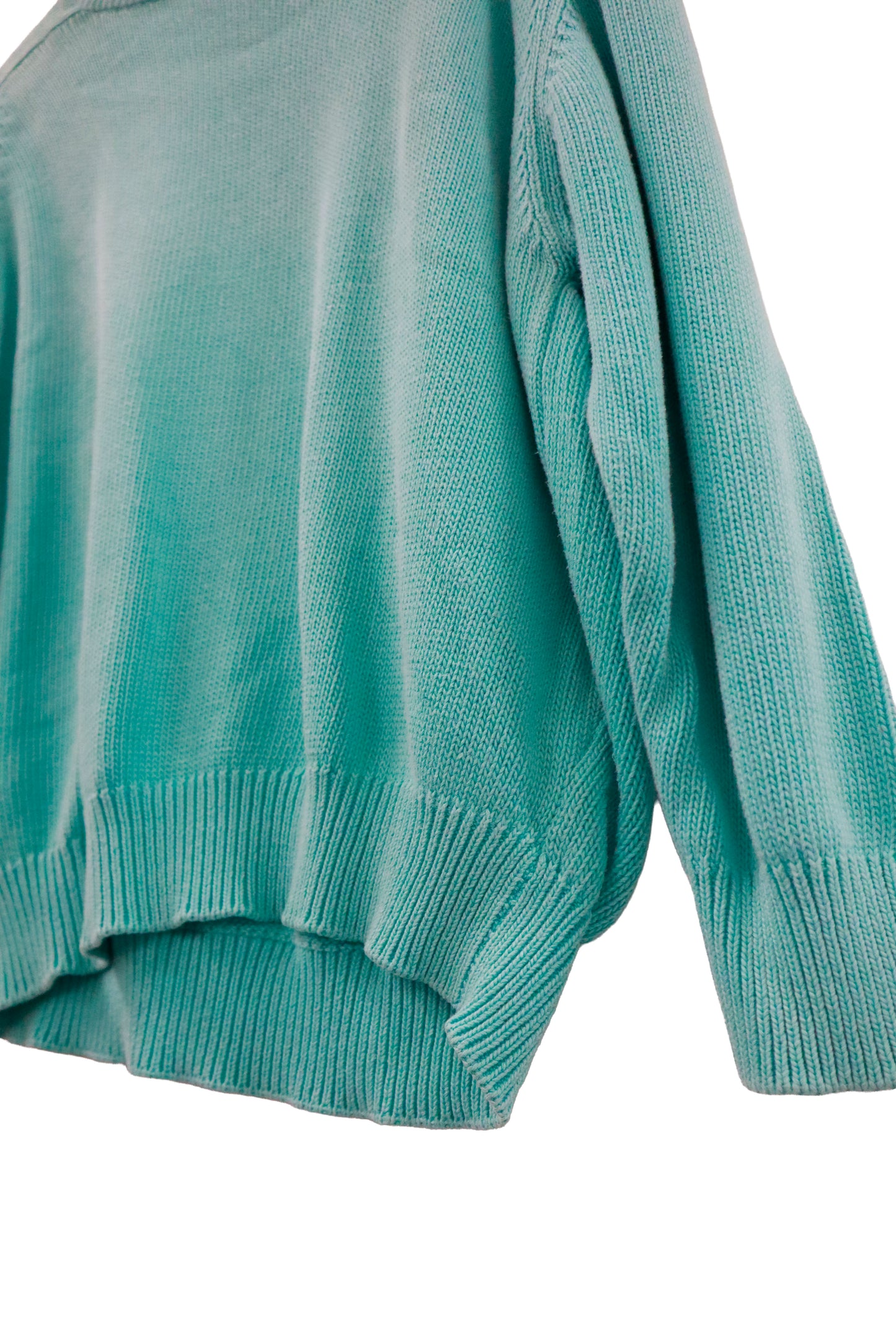 90's benetton cotton knit sweater /  NV-［2601-051］